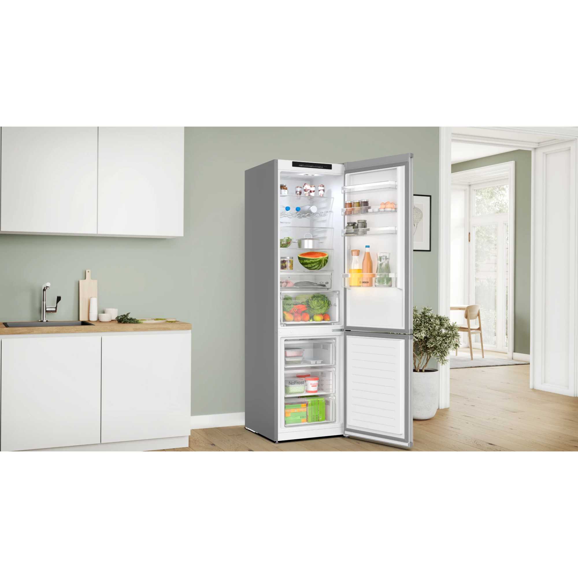 KGN392LBFG Series 4 Total No Frost 363l Fridge Freezer - Stainles Steel
