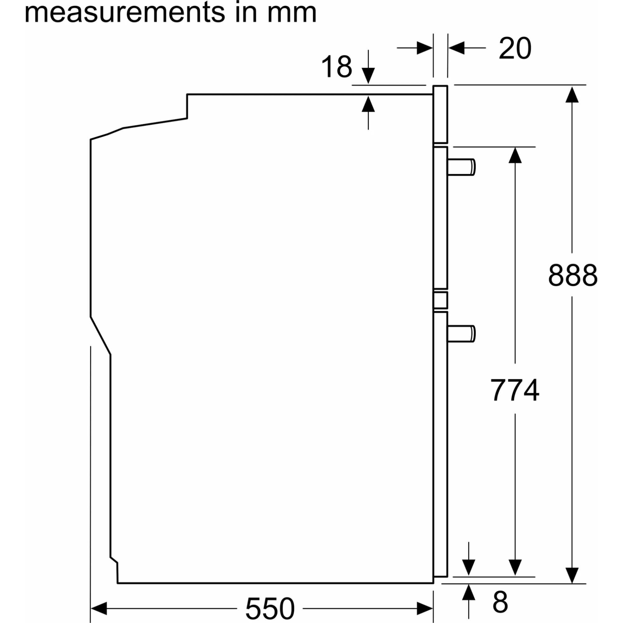 U1ACE2AG3B N 50 CircoTherm Built-In Double Oven - Graphite