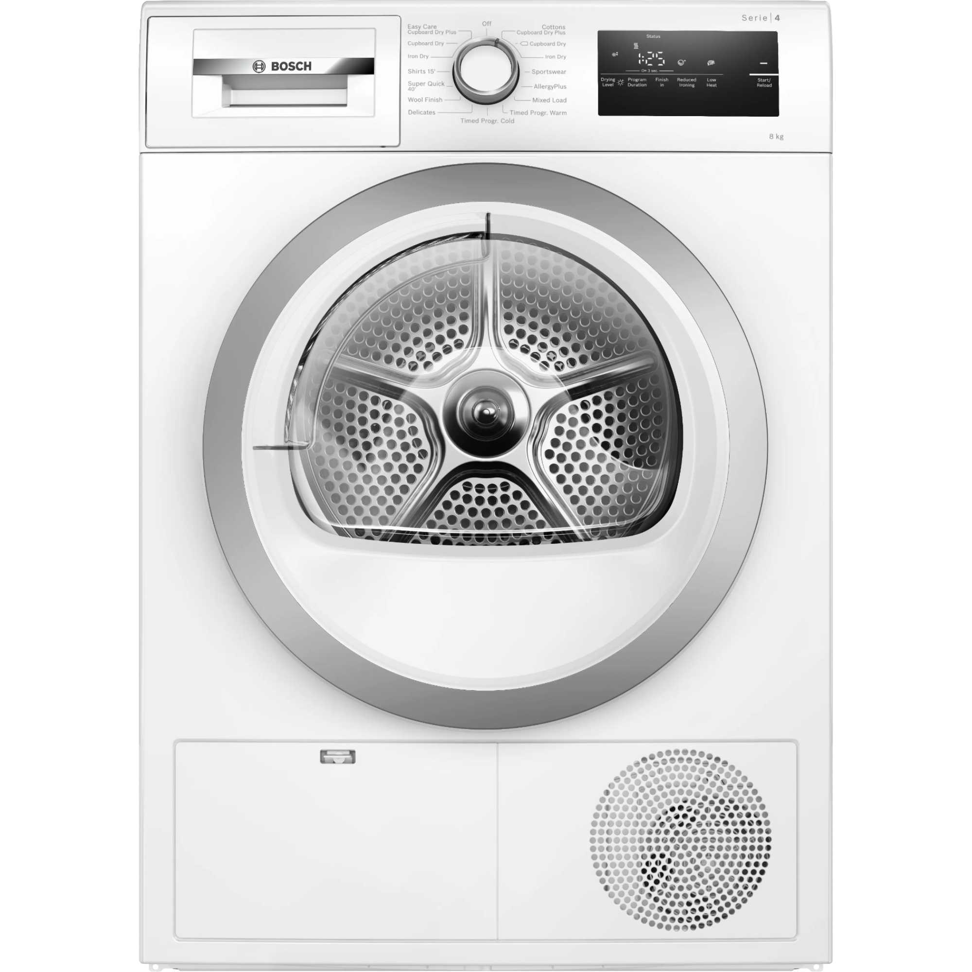 WTN83203GB Series 4 8kg Condenser Tumble Dryer - White