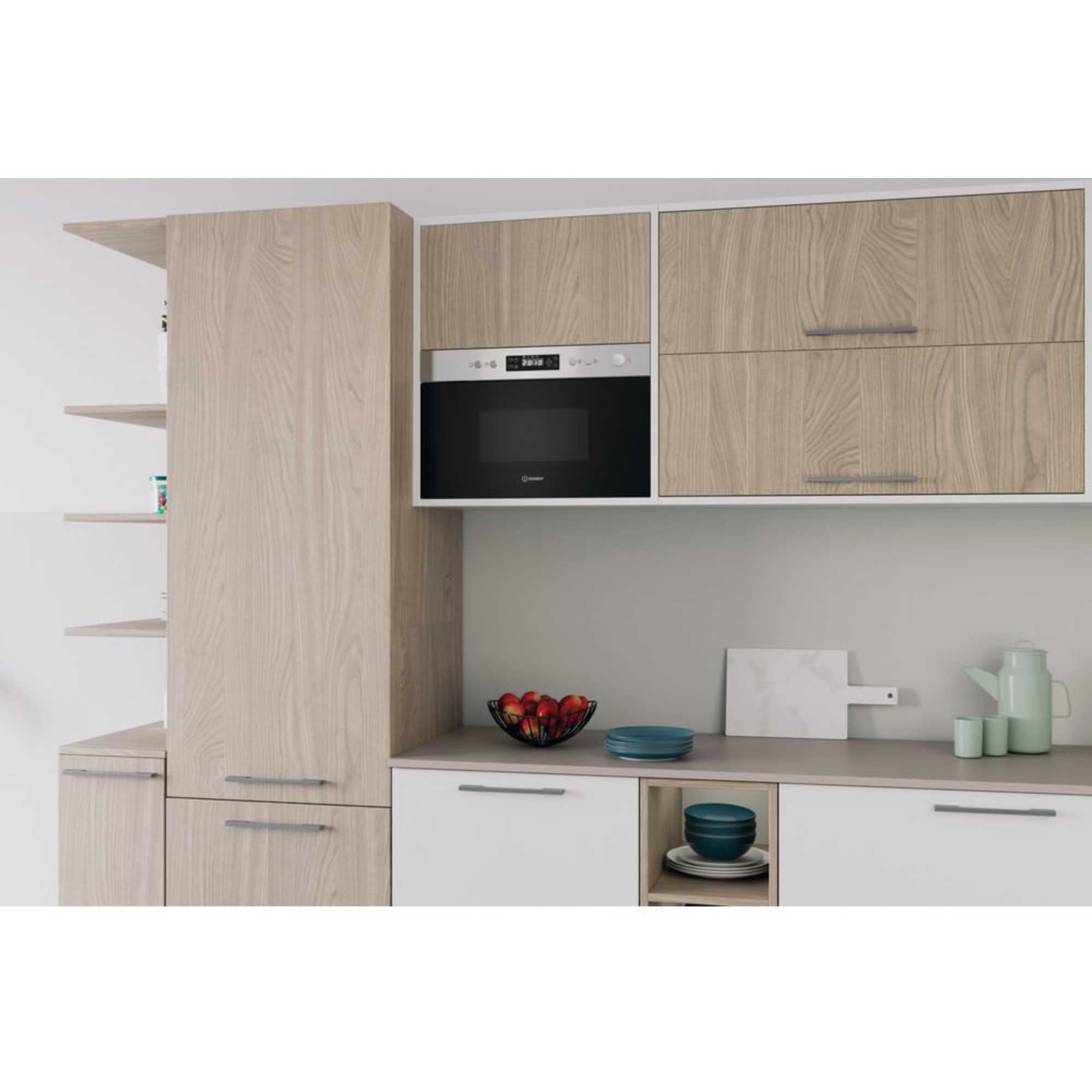 IM K12 XUK 22l 750W Built-In Microwave & Grill - Stainless Steel