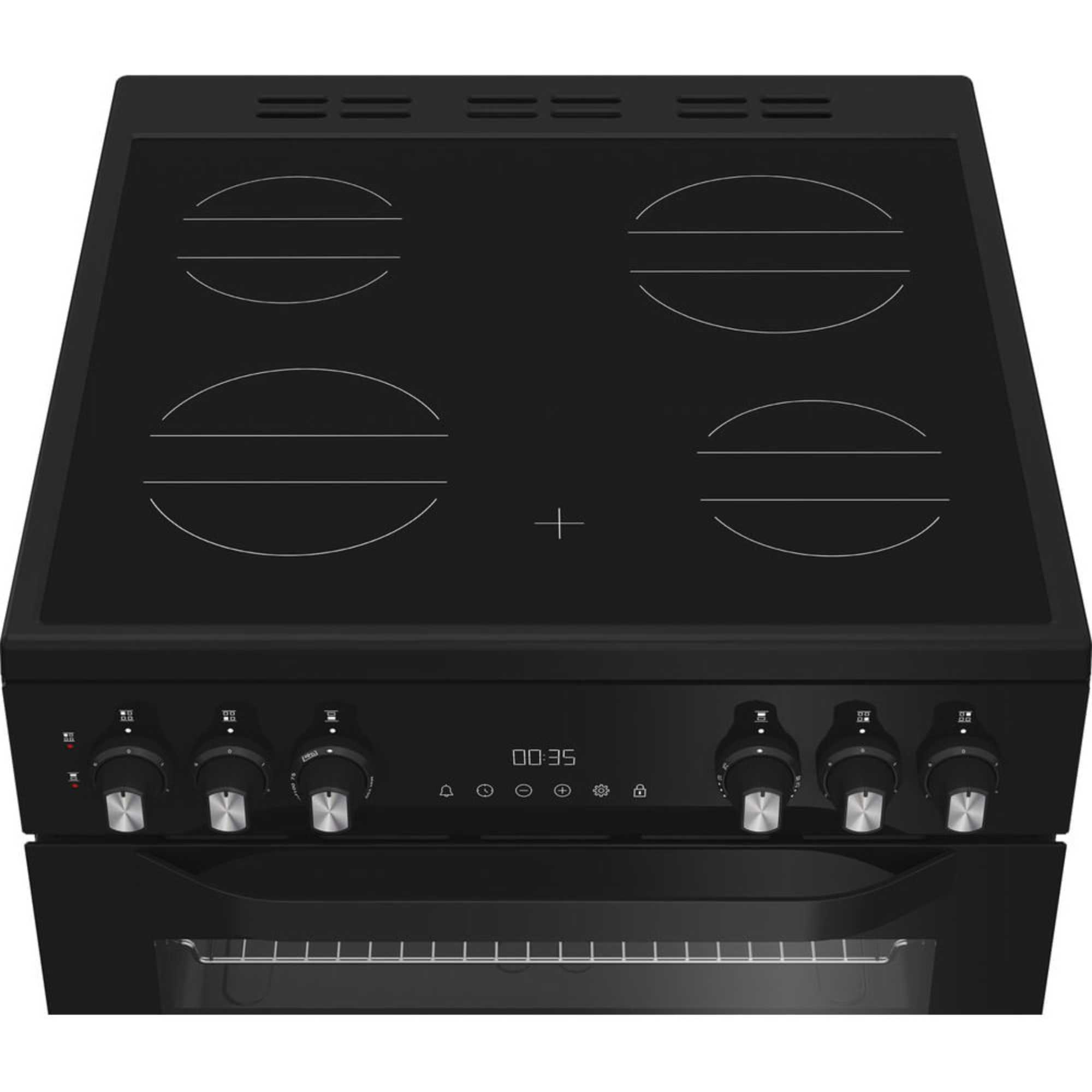 60cm Electric Double Oven Cooker - HDE6VDB1