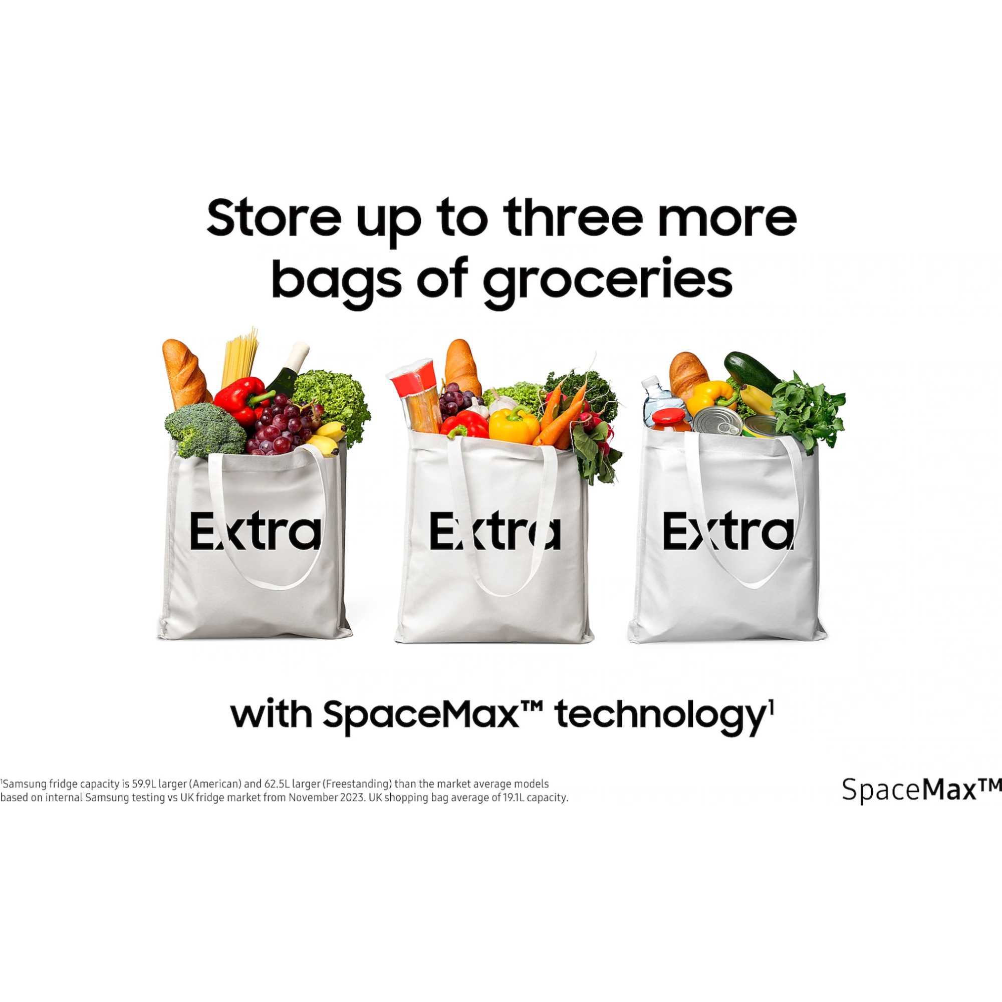 RS70F65QEFEU 659l Total No Frost American Style Fridge Freezer - Black