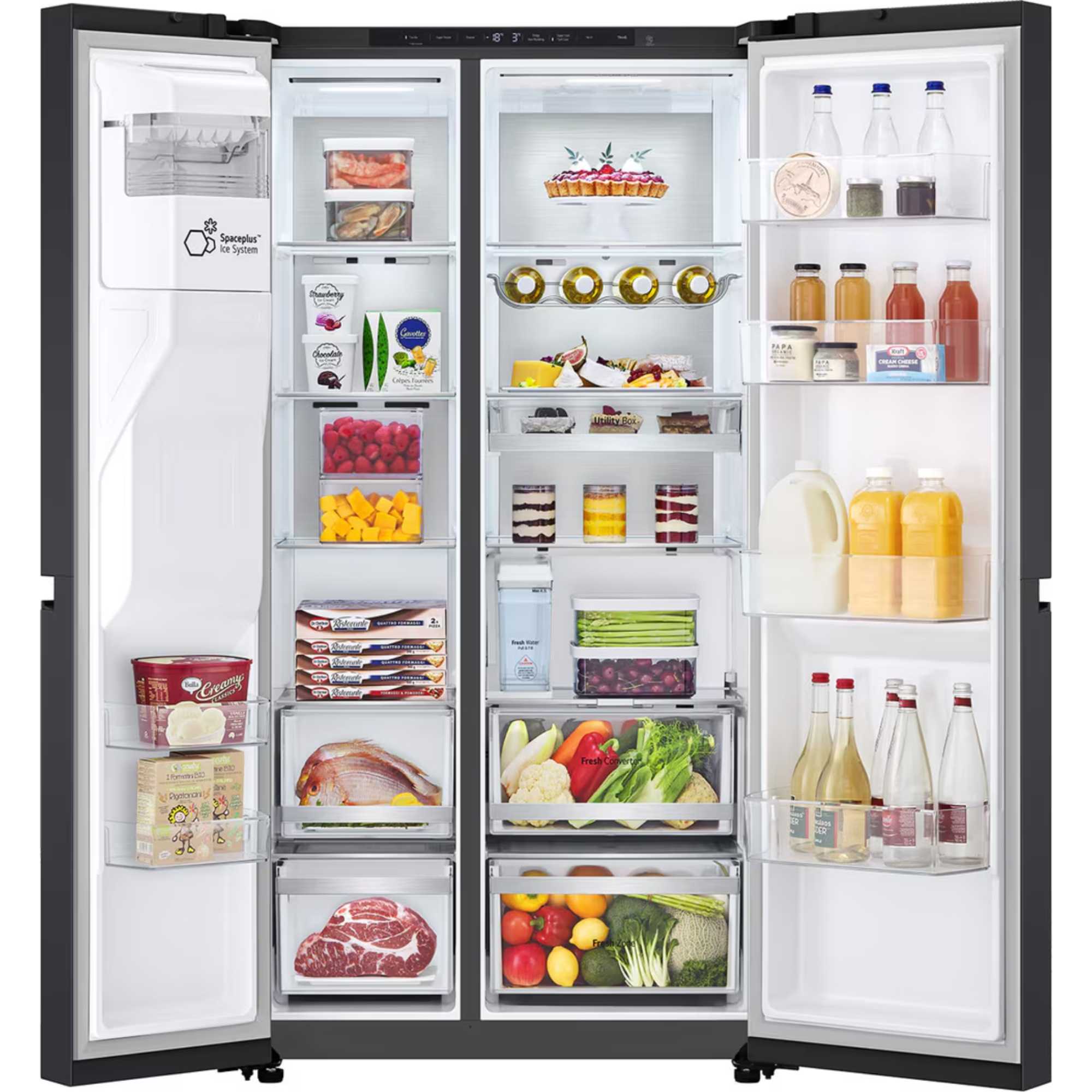 GSLE81EPBD 628L American Fridge Freezer with Water & Ice Dispenser