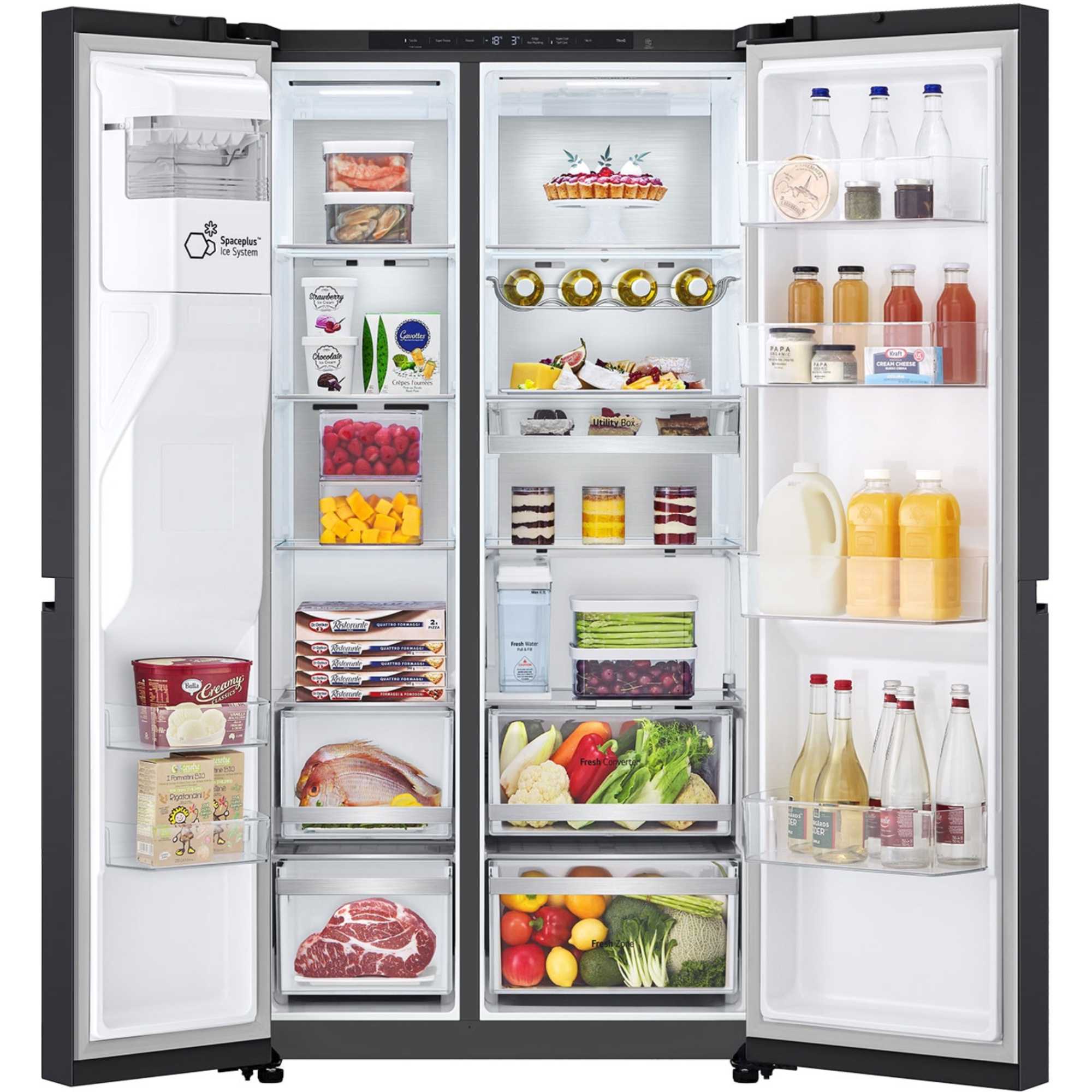 GSLE81EPBD 628L American Fridge Freezer with Water & Ice Dispenser