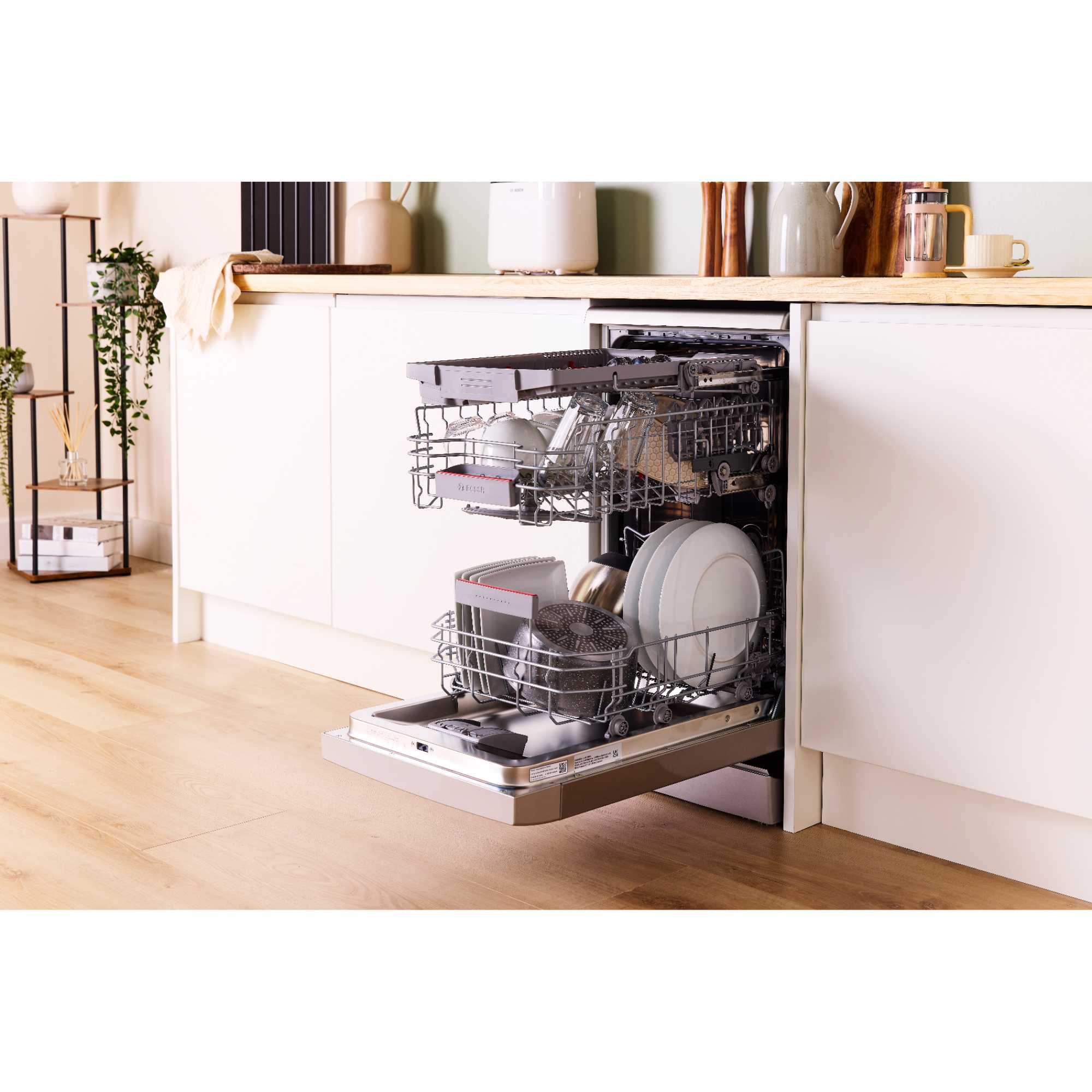 SPS4HMI49G Series 4 Dishwasher 10 Place Settings - Silver