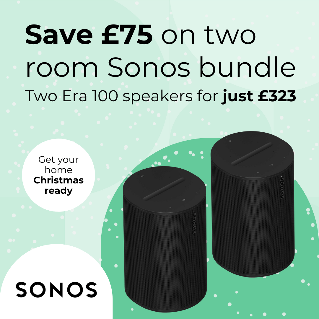 Save £75 on two sonos Era 100 speaker bundle