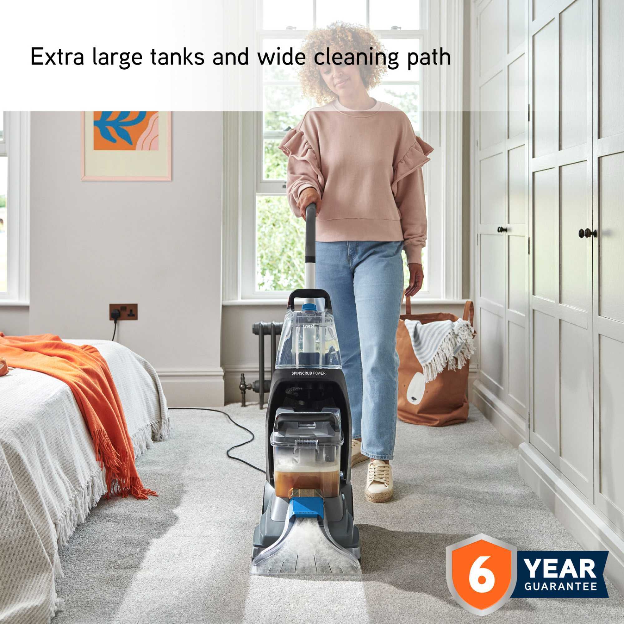 CDCW-SSXS SpinScrub Power Carpet Cleaner - Grey & Blue