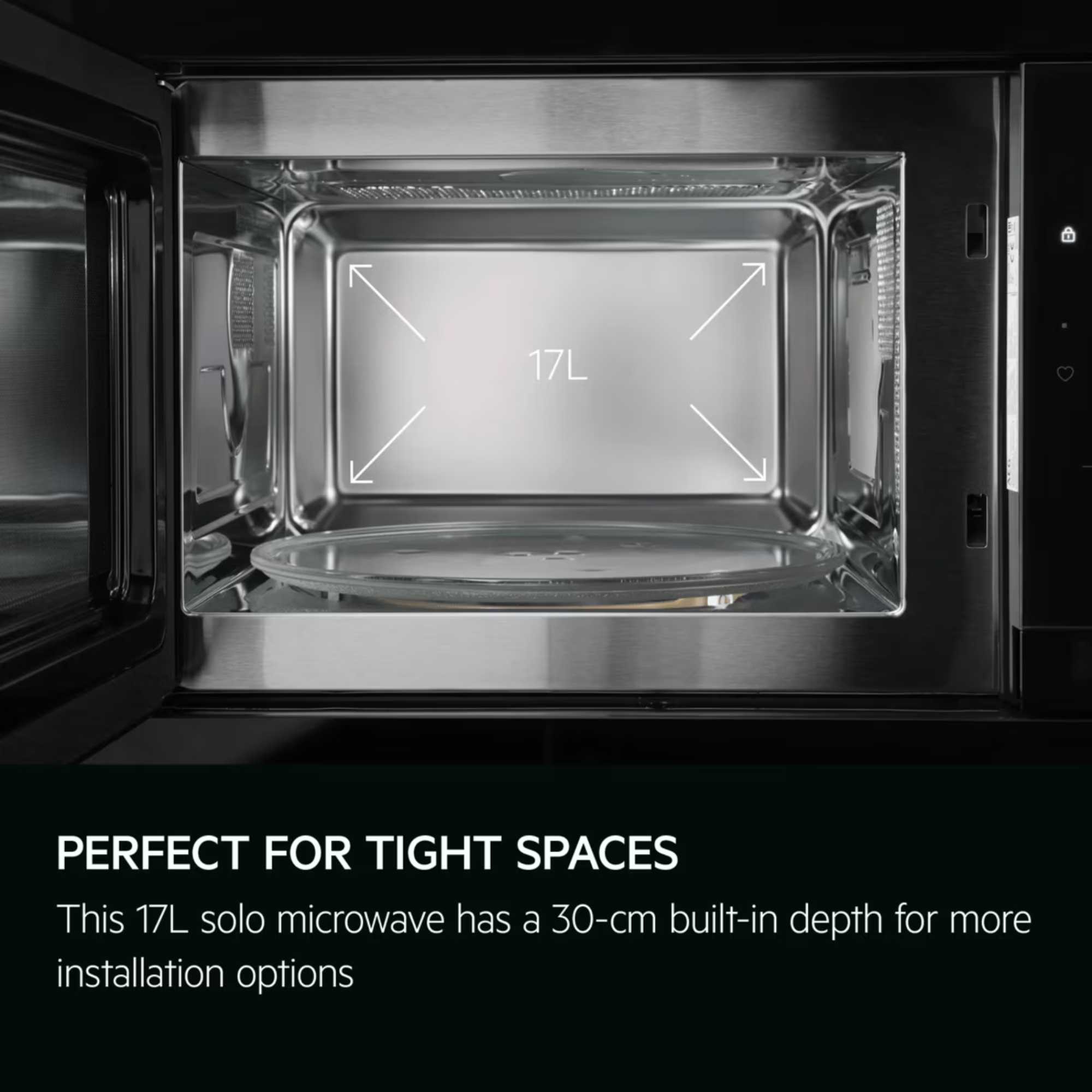 AEG - OB6GM171SB - Integrated Microwave Grill - 17L - Black