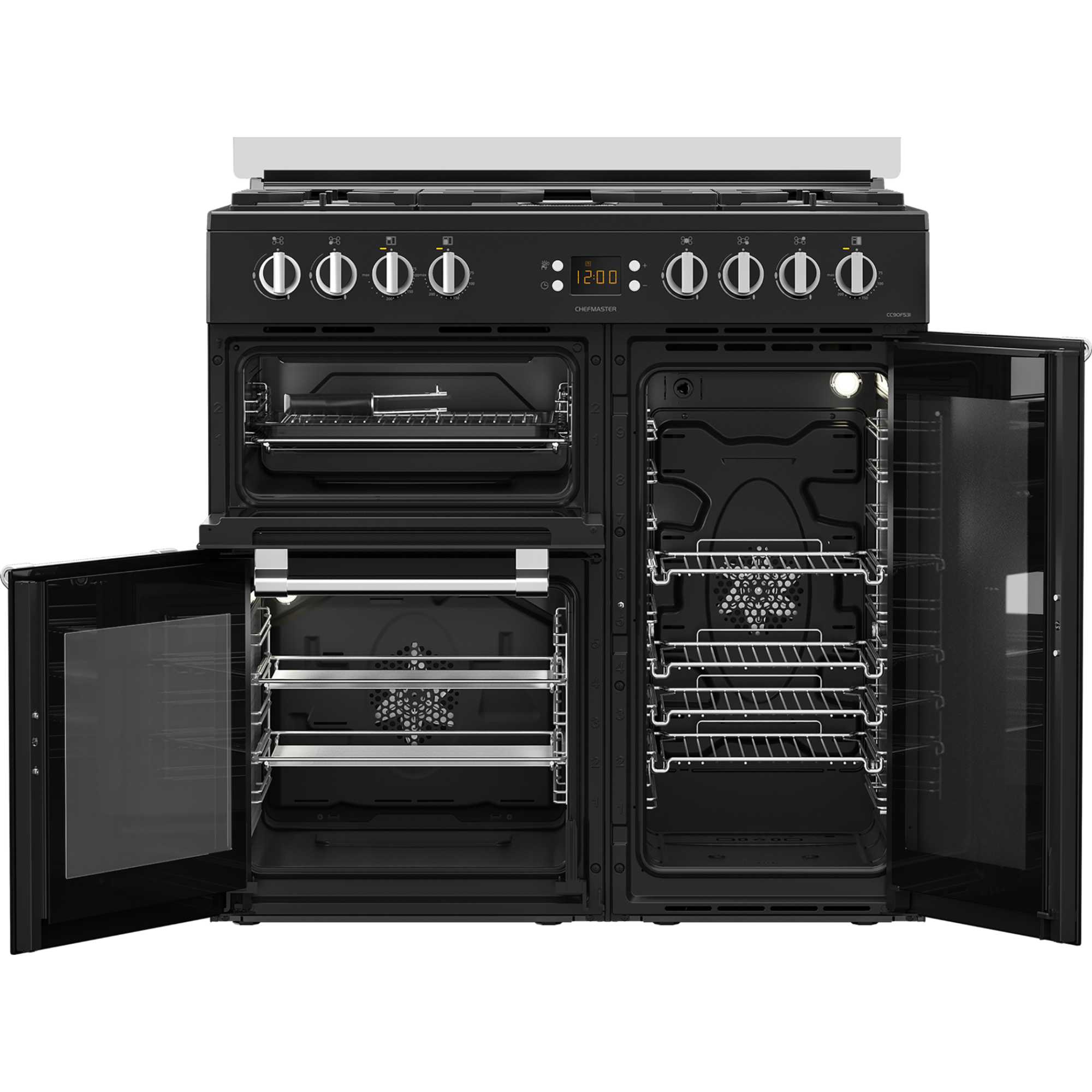 Chefmaster 90cm Dual Fuel Range Cooker - CC90F531K
