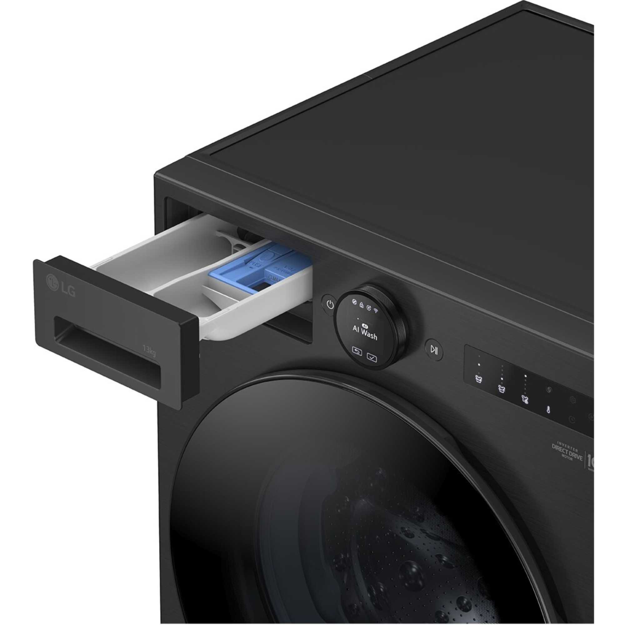 F4X7013TBB 13kg AI Direct Drive Washing Machine - Black