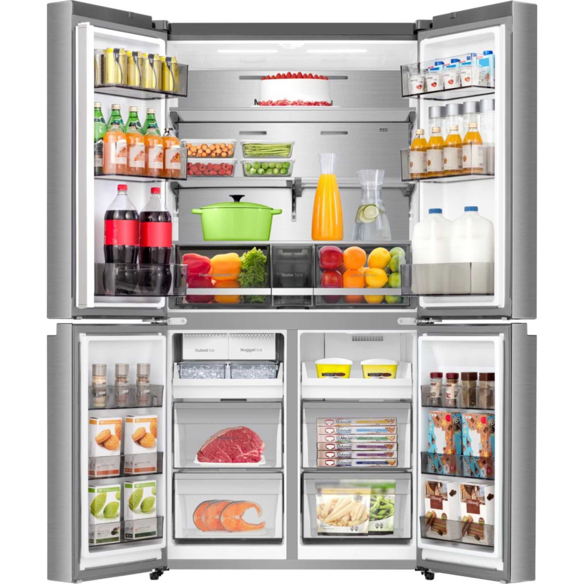 RQ5P640SYSD American Style 640l Total No Frost Smart Fridge Freezer - Stainless Steel