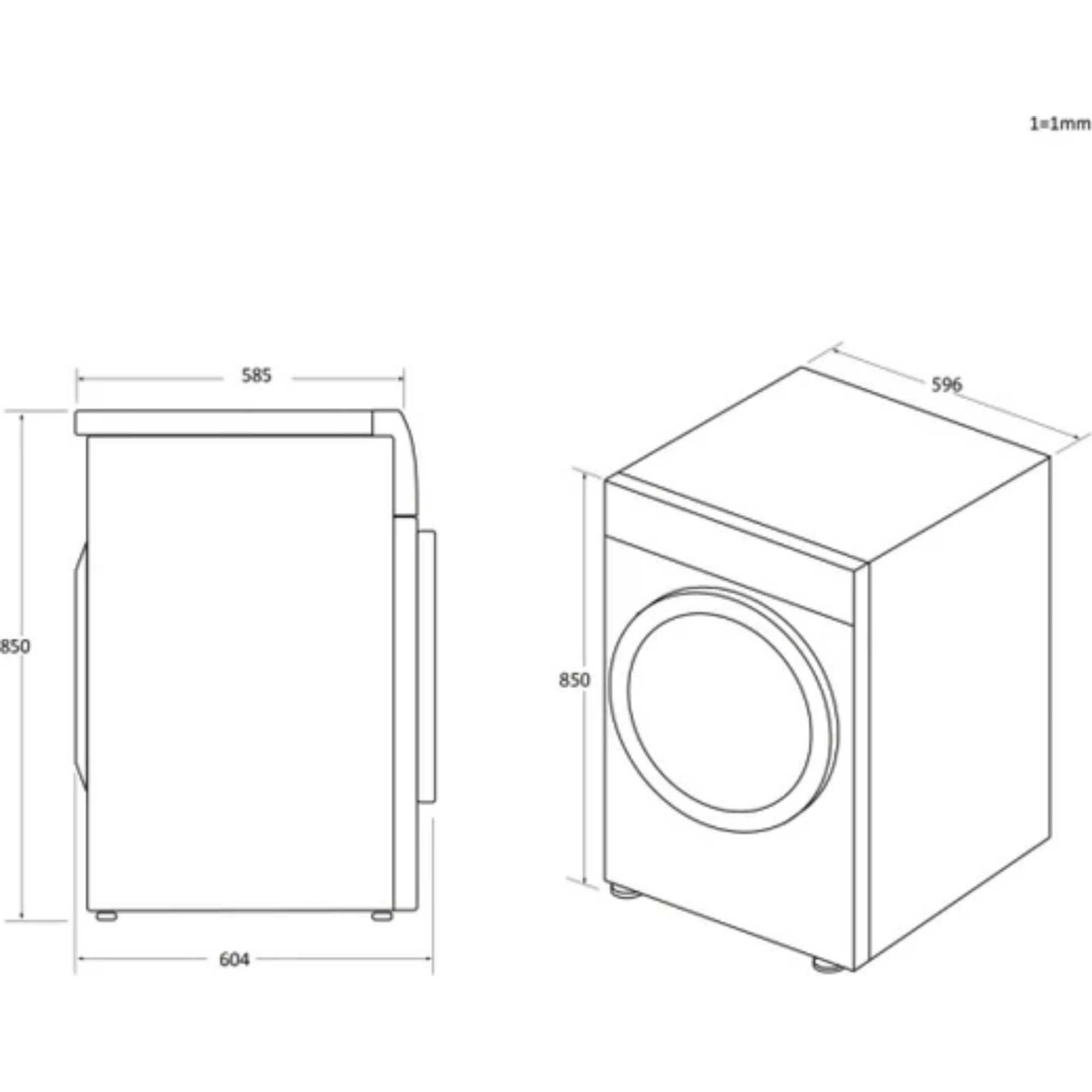 H-Dry 350 9kg Condenser Tumble Dryer - HRE C9TE-80