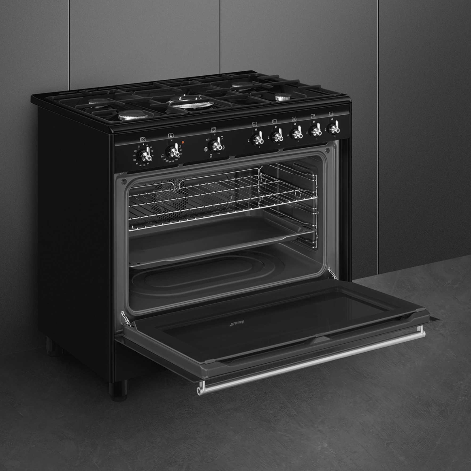 Concert Classic 90cm Dual Fuel Range Cooker - CX91GMBL