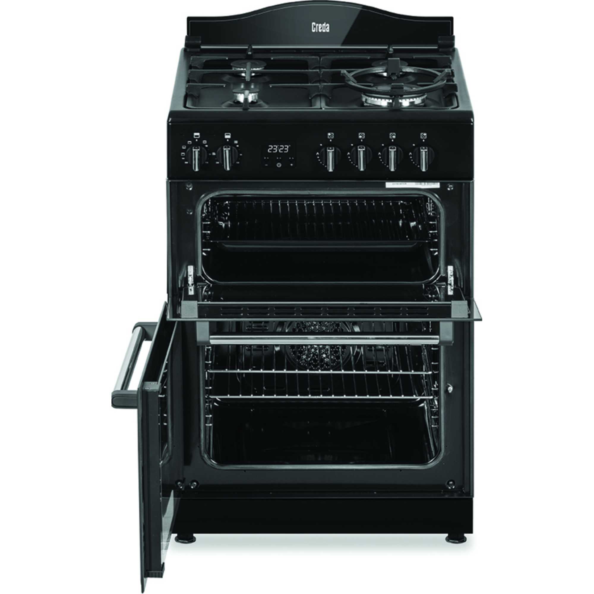 C60DFMRA 600mm Dual Fuel Cooker with Wok Burner - Anthracite