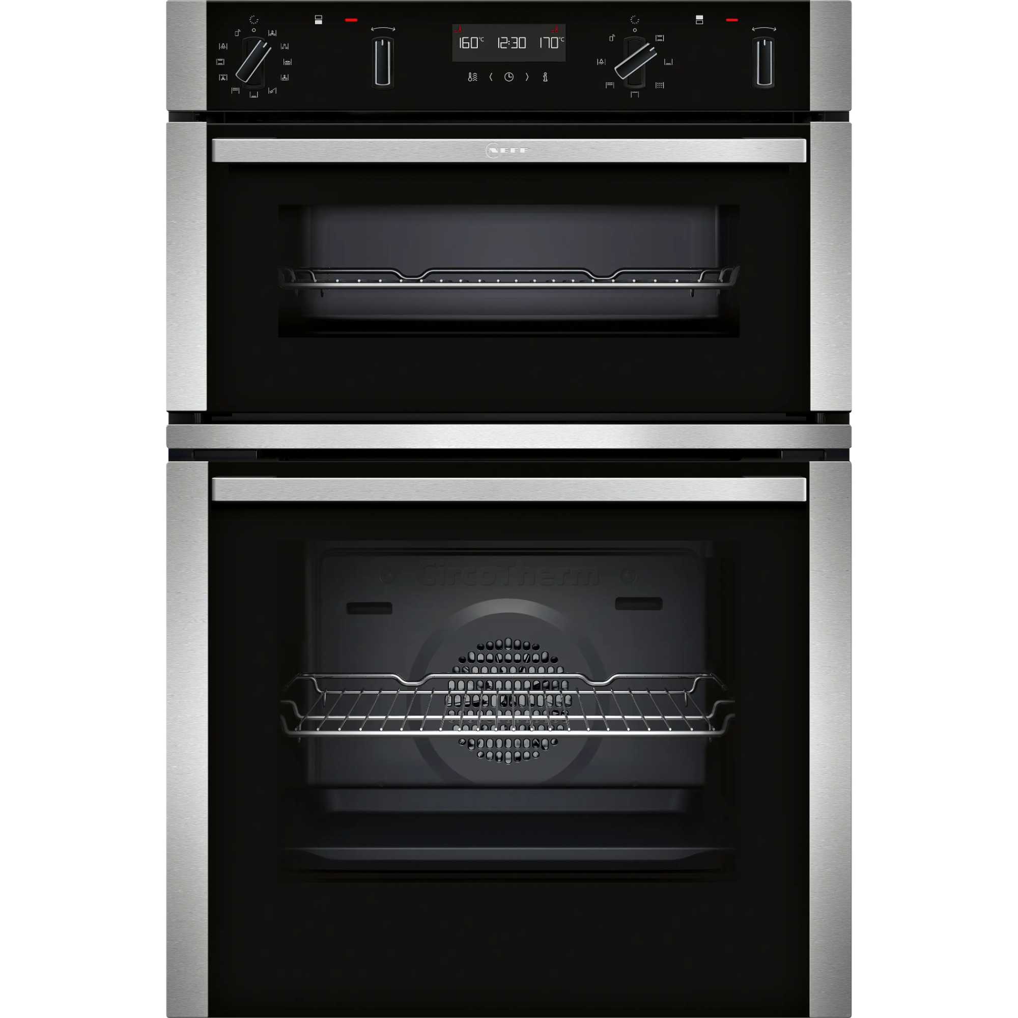 N 50 U2ACH7AN7B Built-In Smart Double Oven - Stainless Steel