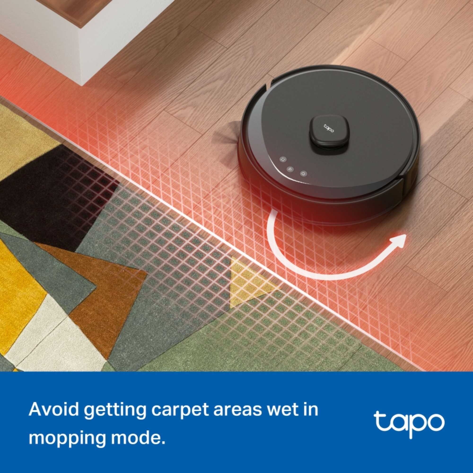 Tapo RV30MAXPLUS 5300Pa Hyper Suction Robot Vacuum