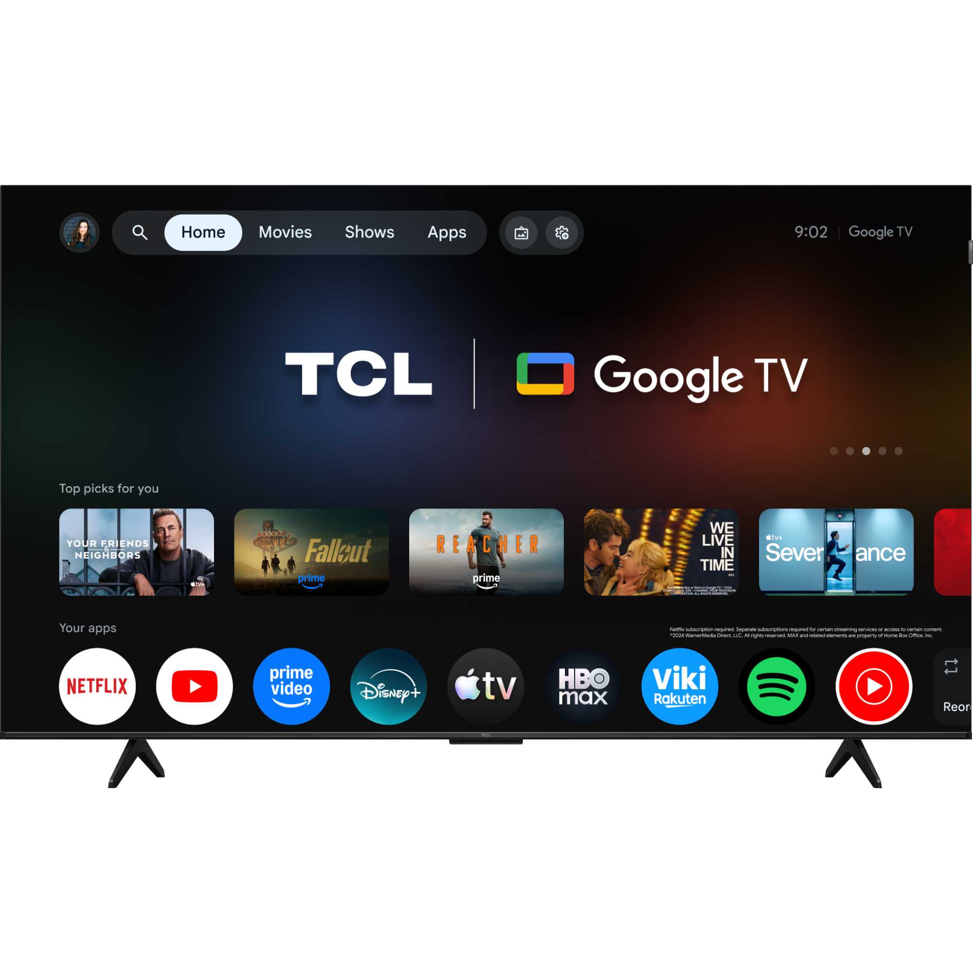 P7L 75" 4K Smart QLED Google AI TV - 75P7L-UK