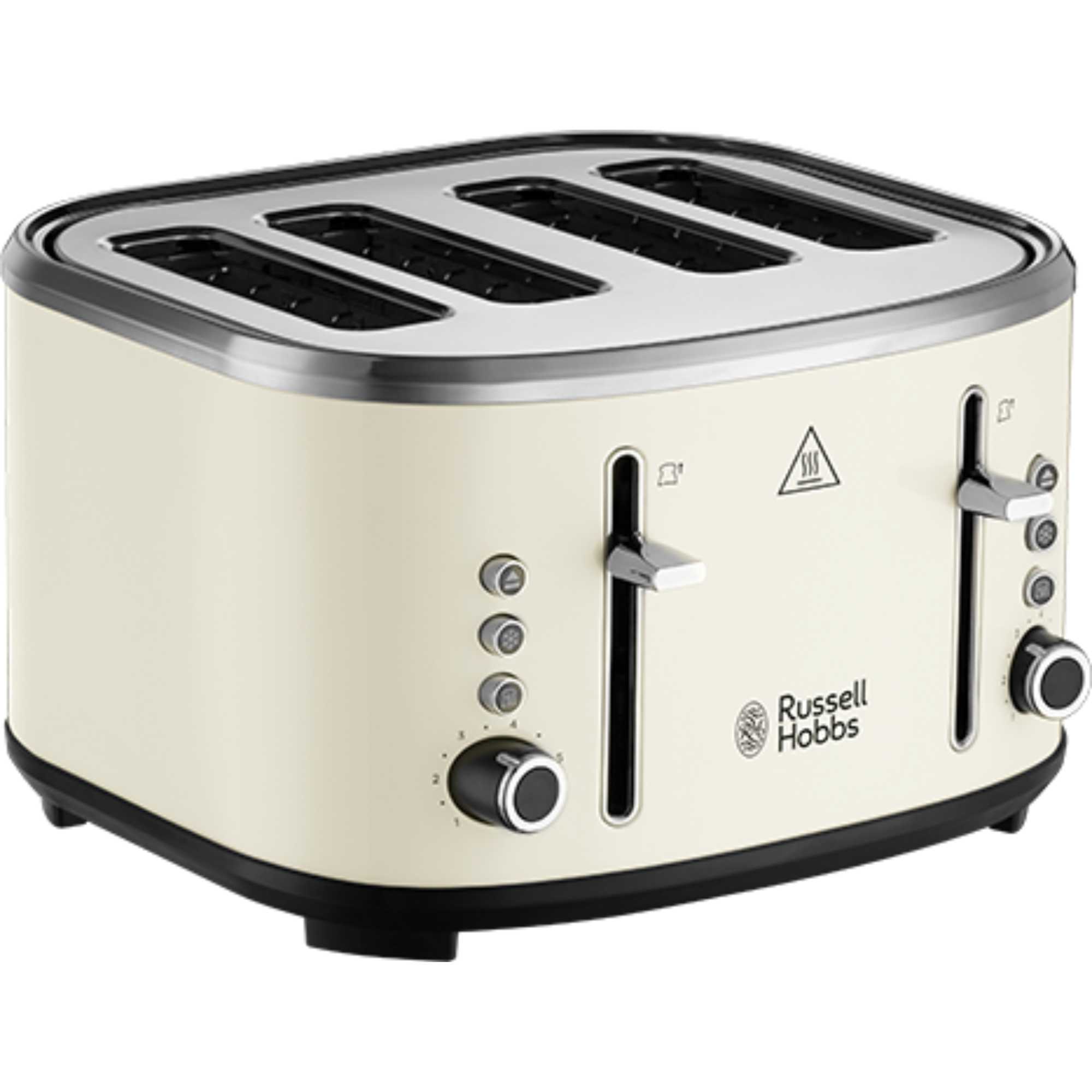 26291 Stylevia 4 Slice Toaster - Cream
