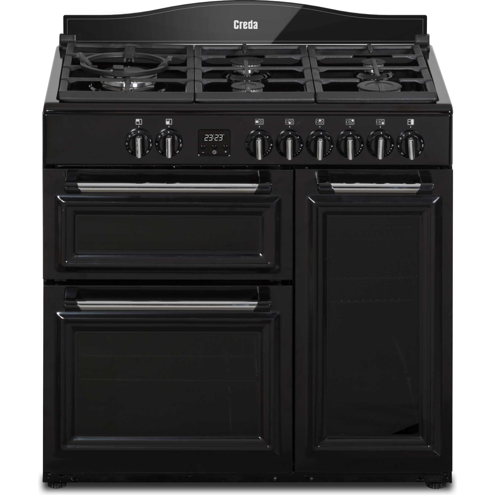 90cm Dual Fuel Range Cooker - C90RCDFTBL