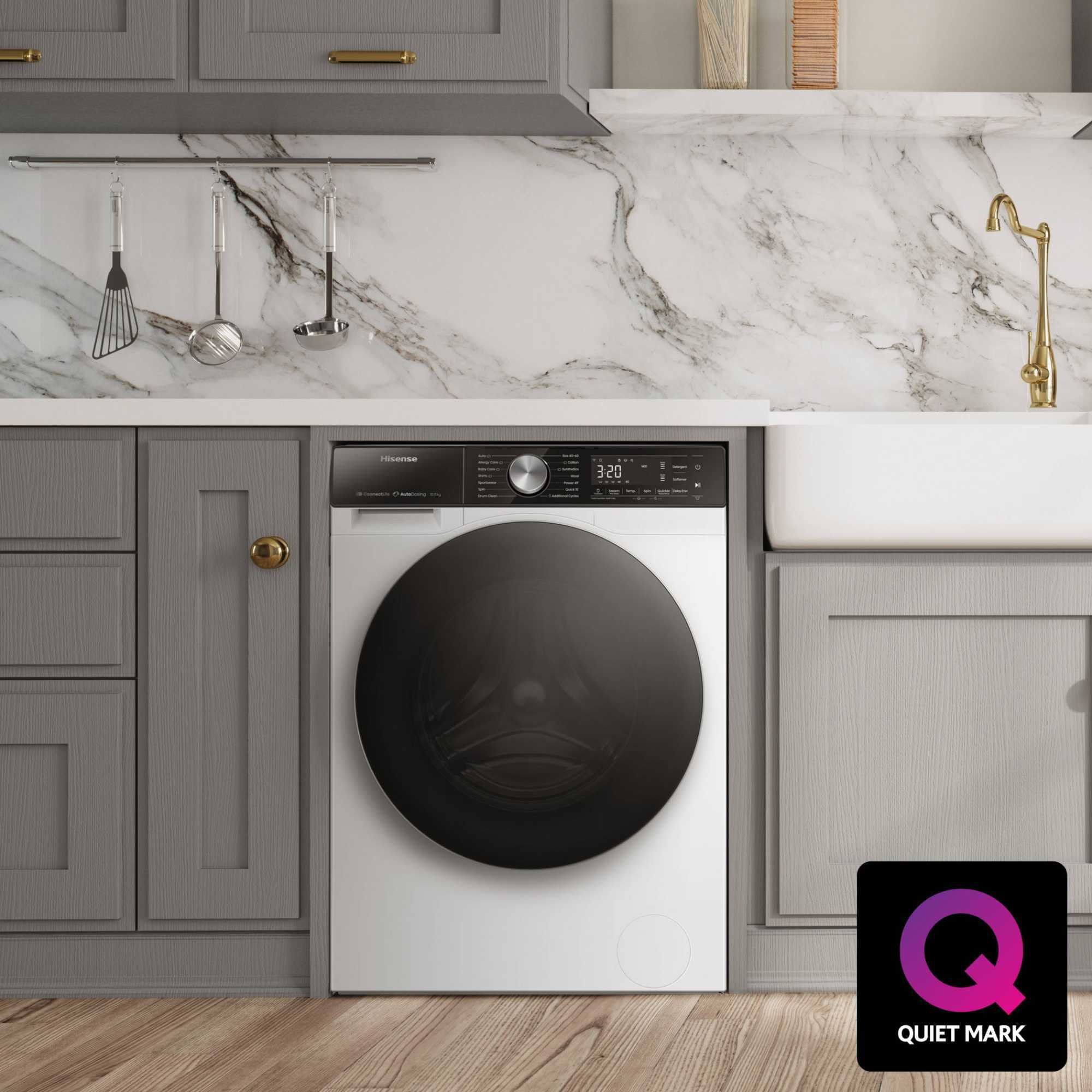 WF5S1045BW 10.5kg Load 1400rpm Spin Washing Machine with Auto Dosing