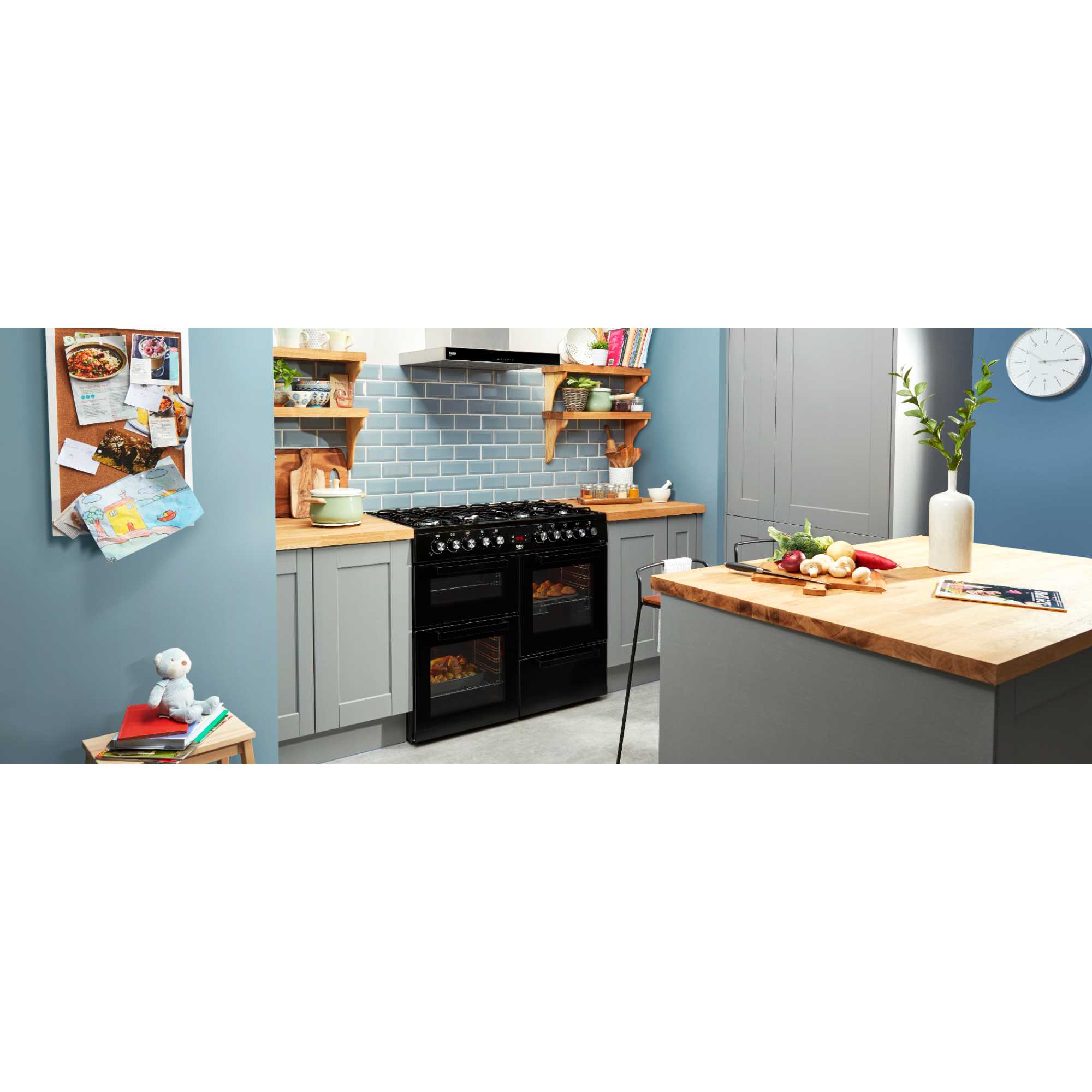 100cm Dual Fuel Range Cooker - KDVF100K