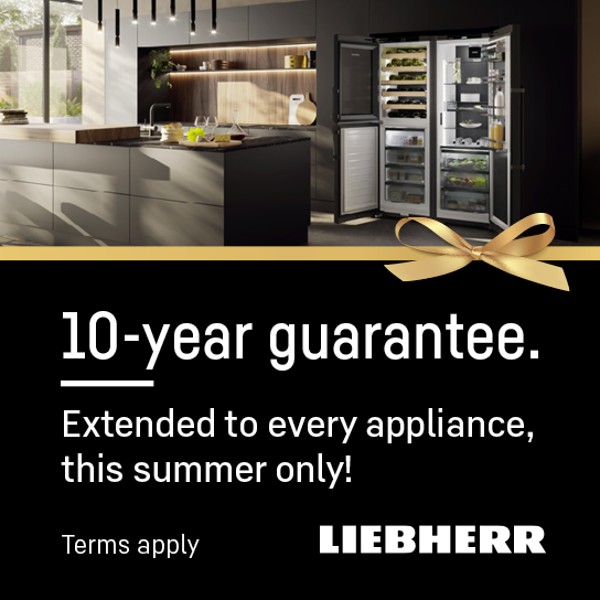 Liebherr 10 year guarantee on all appliances this summer