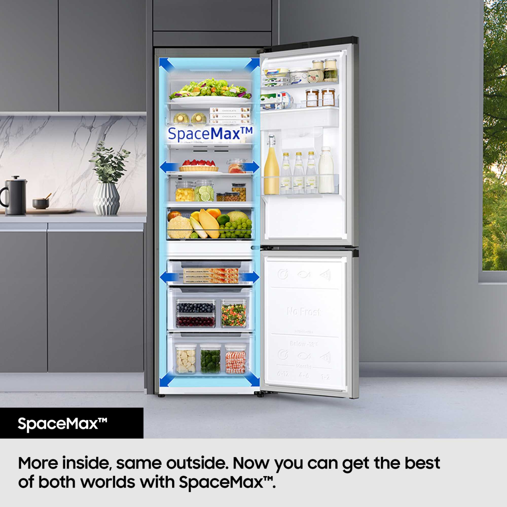 Series 6 SpaceMax 70/30 Total No Frost Fridge Freezer - BRB70F26DES0EU
