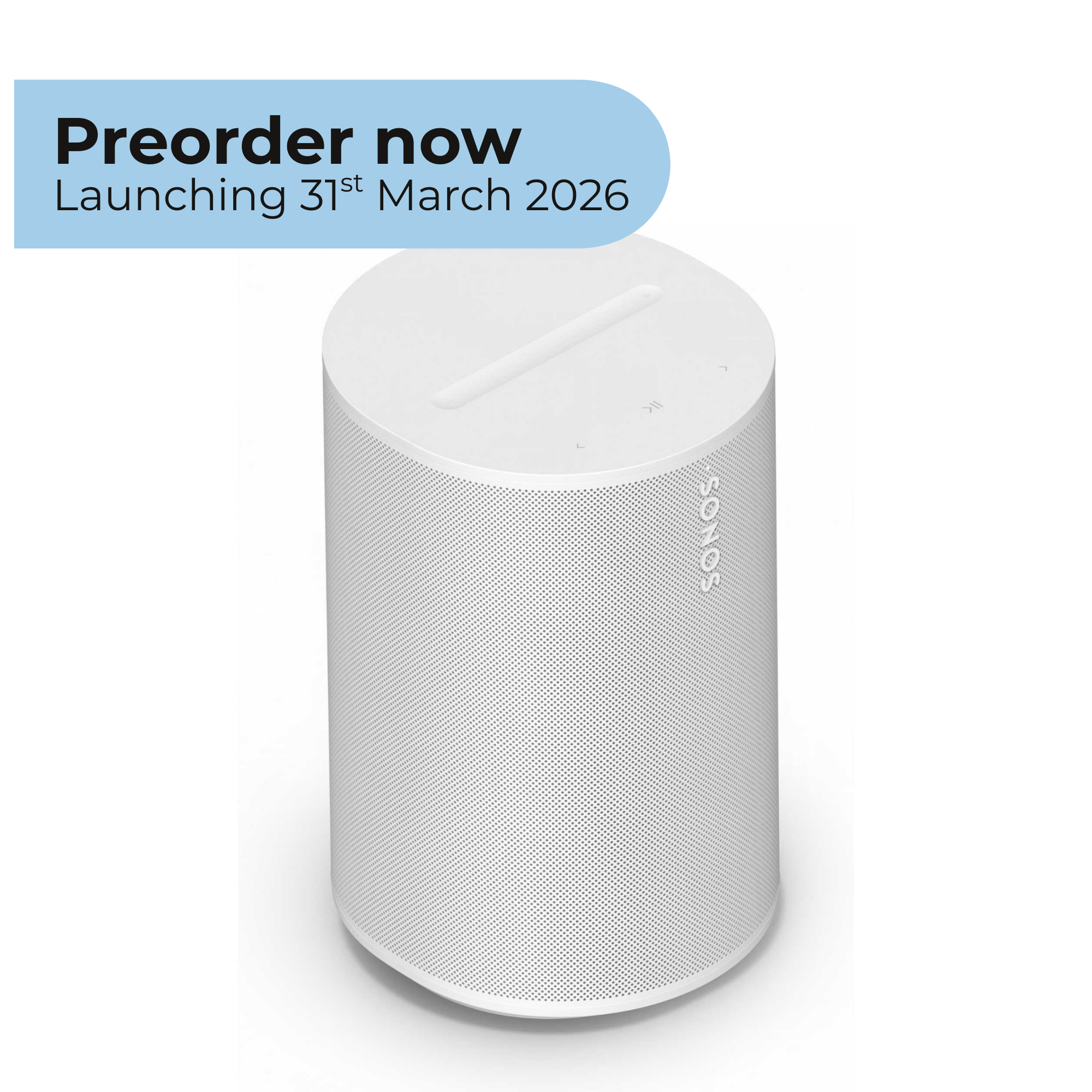 Era 100 SL Next-Gen Home Bookshelf Speaker - White