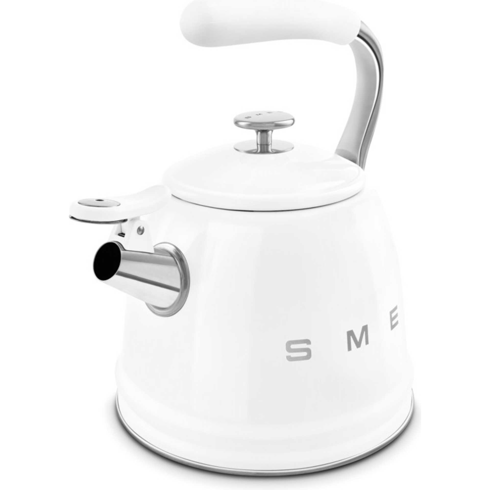 WKF01WH 2.3L 50s Style Whistling Kettle - White
