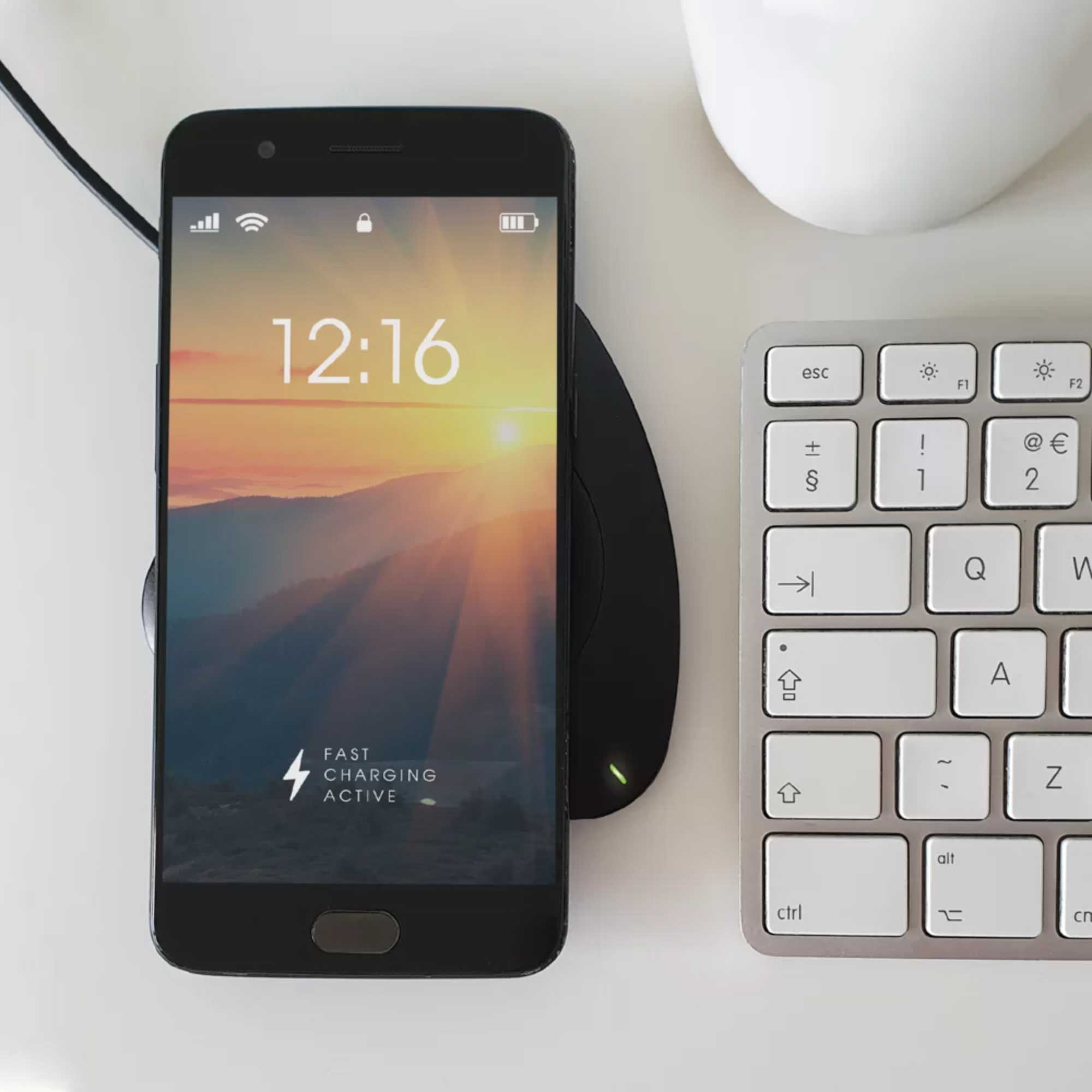 VW10YB 10W Qi Fast Wireless Charging Pad iPhone/Android