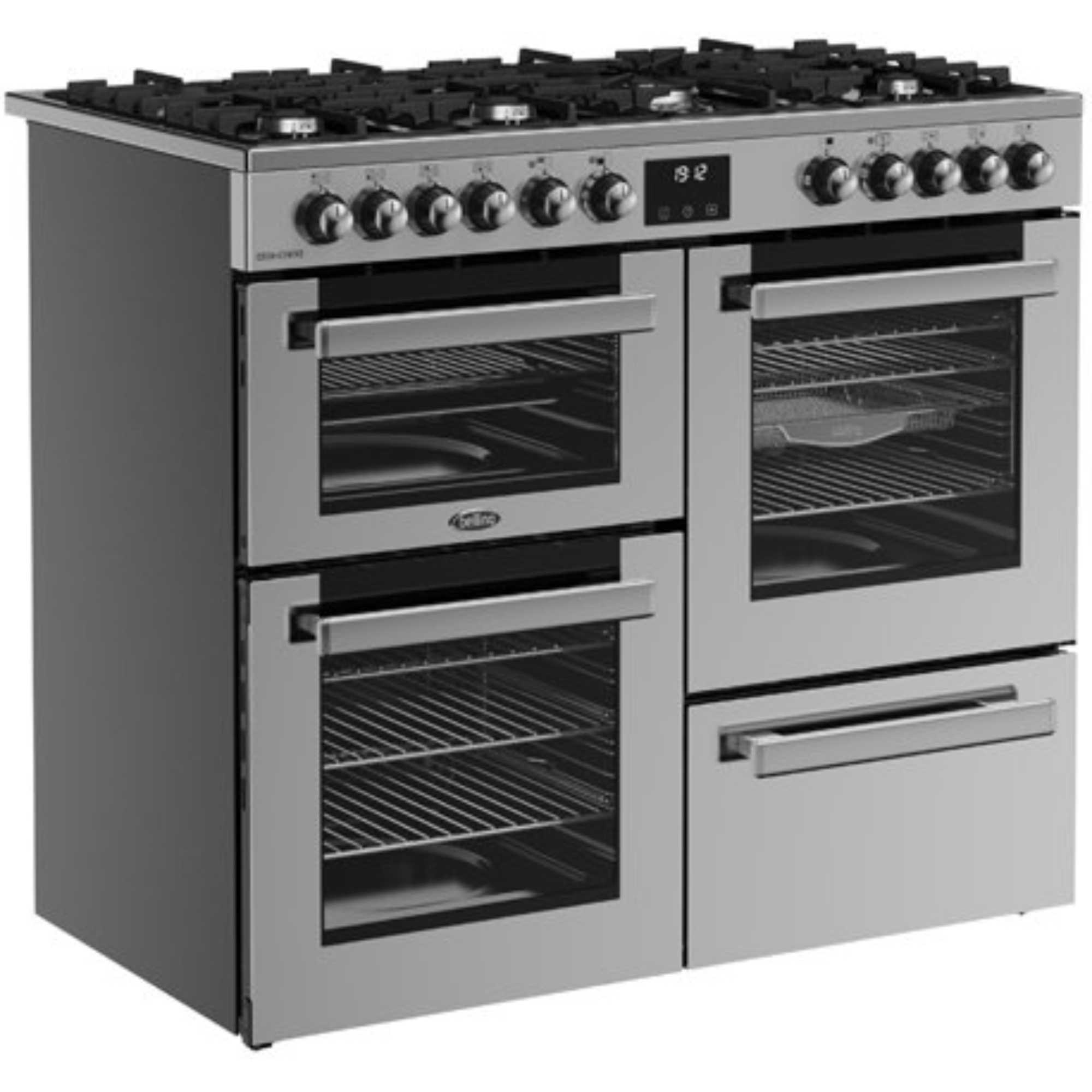 444411800 Cookcentre 100DF Duel Fuel Range Cooker - Stainless Steel