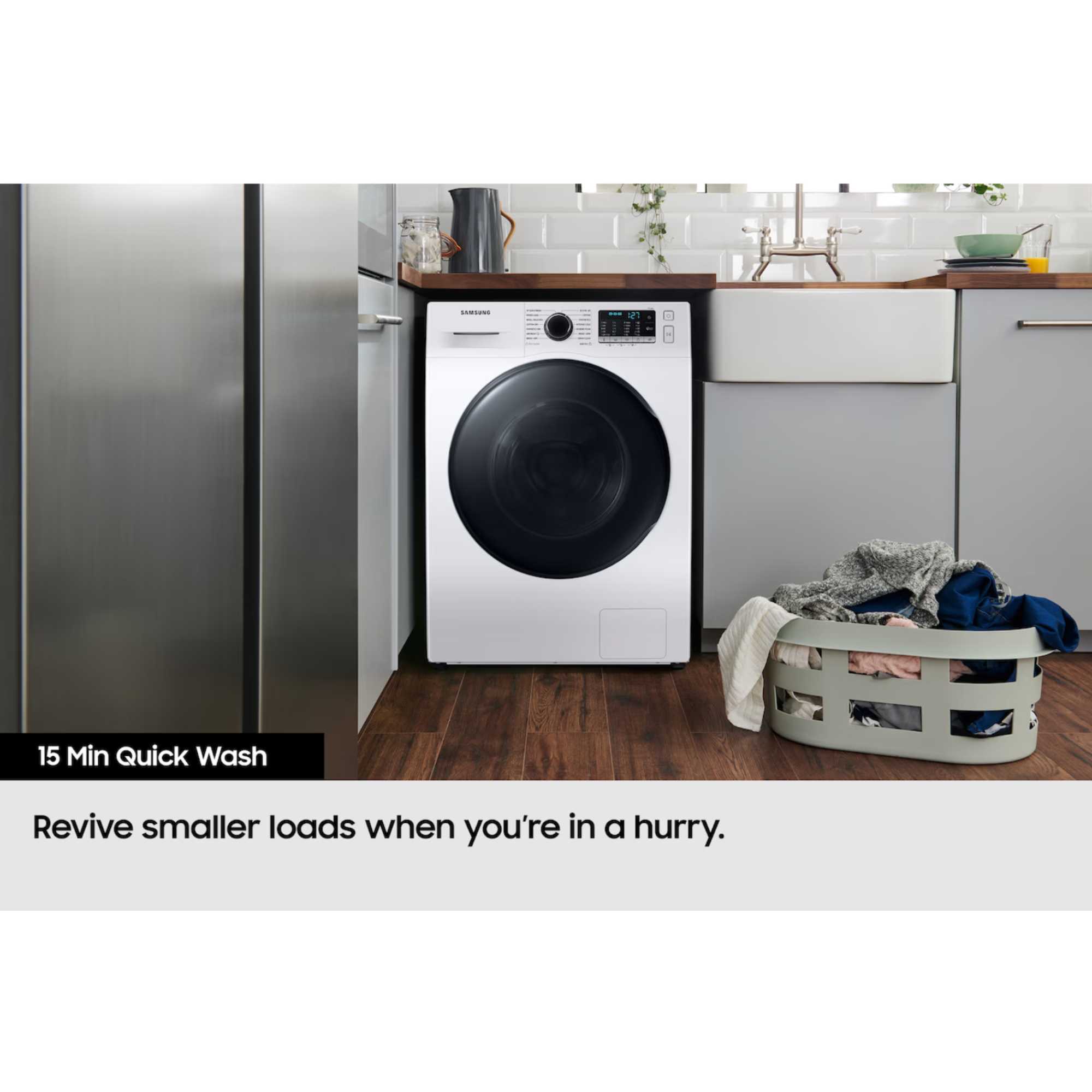 WW90FG3M05AWEU 9kg Hygiene Steam Washing Machine - White