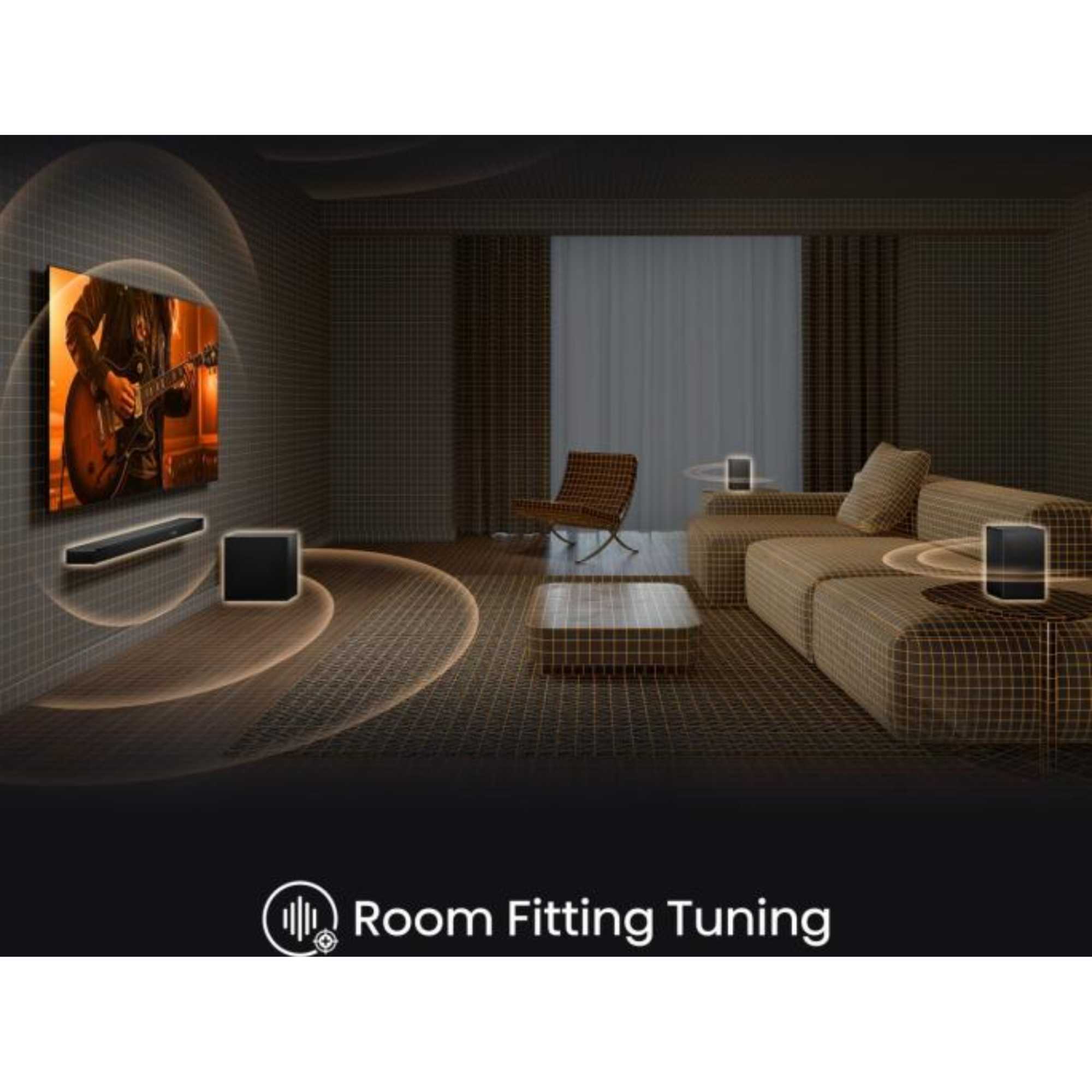 AX5140Q AX Series 5.1.4 Channel Soundbar with Rear Speakers & Subwoofer