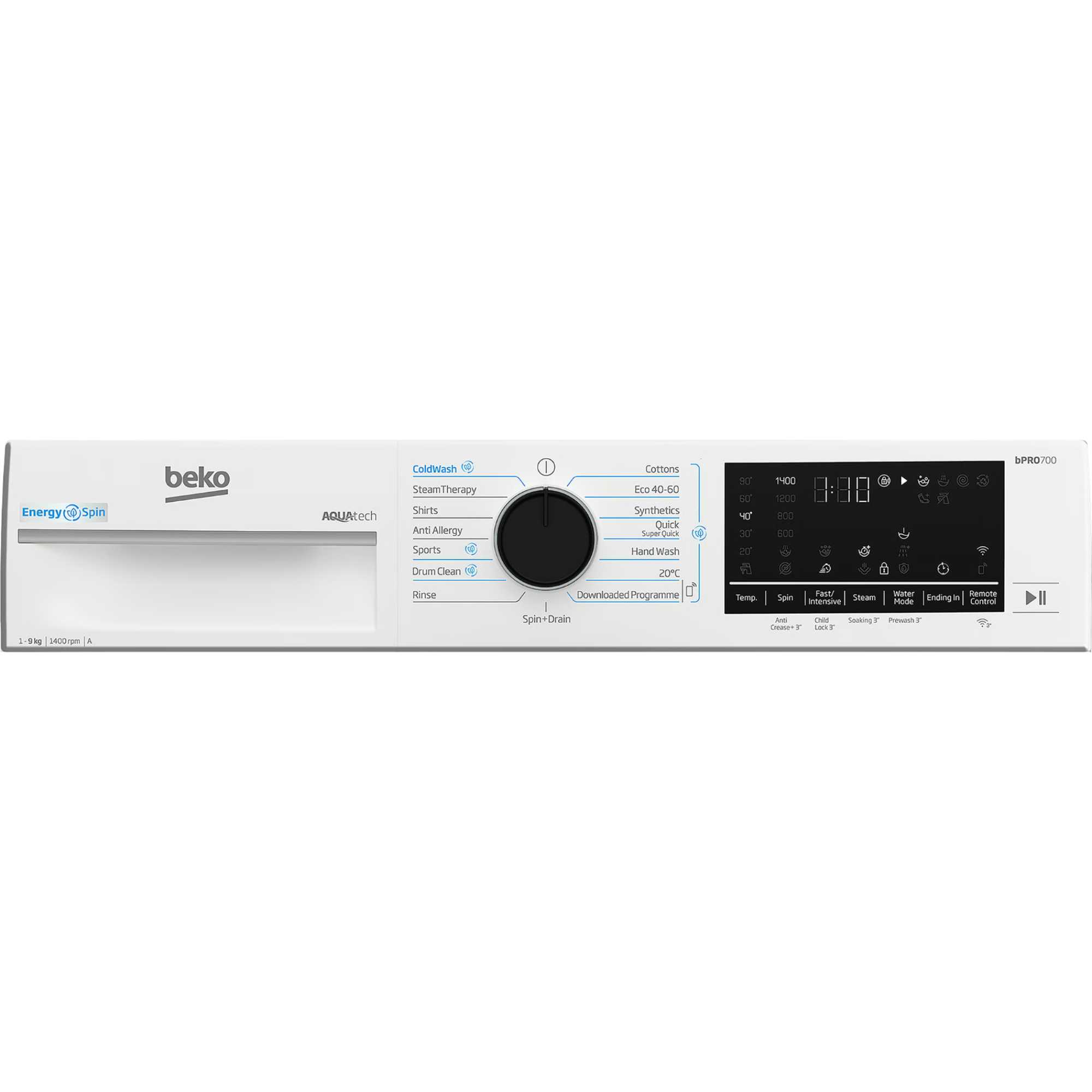 9kg 1400rpm Washing Machine - B5W59411AW