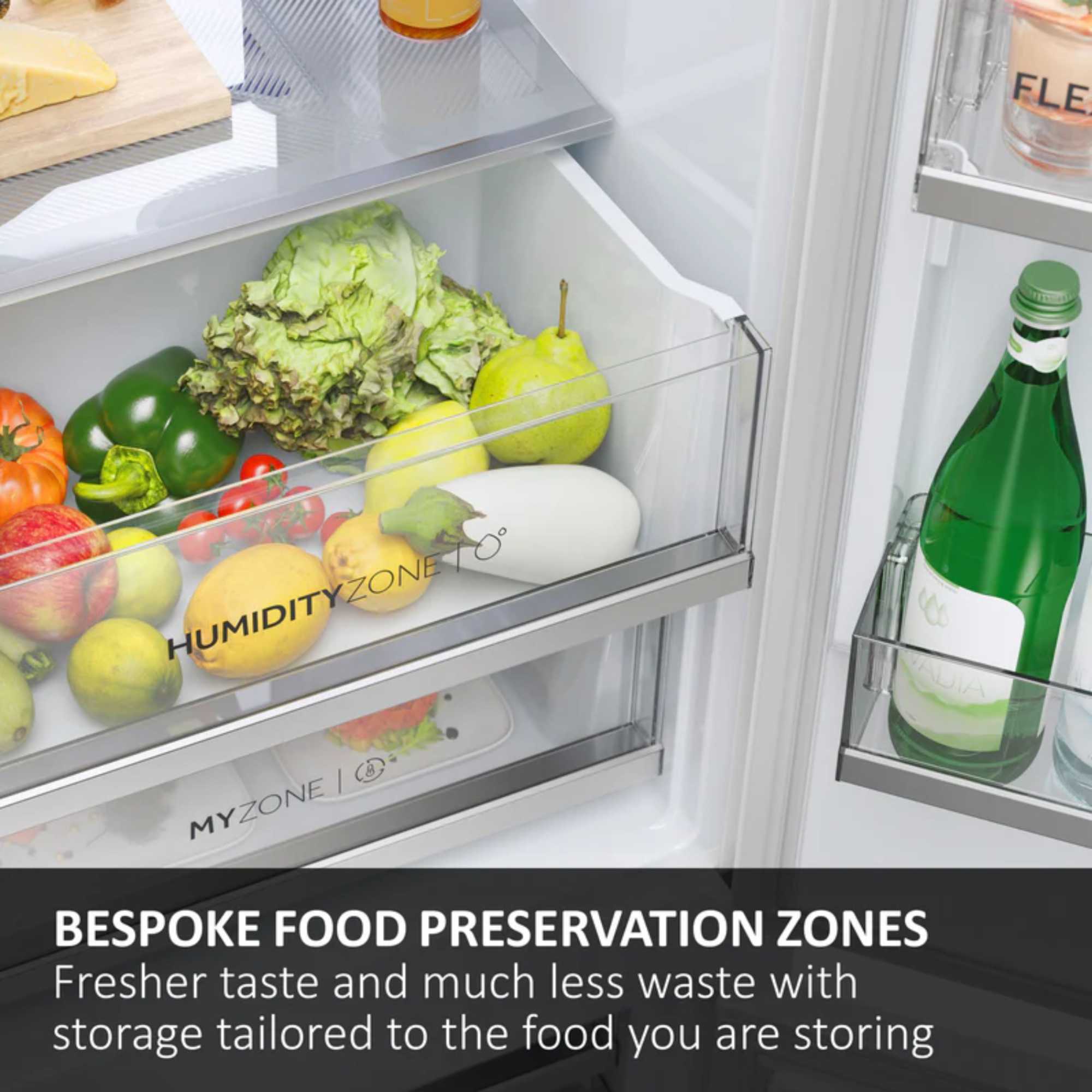 ID Series 6 Built-In Fridge Freezer 70/30 Total No Frost - White - HBW7518CTK
