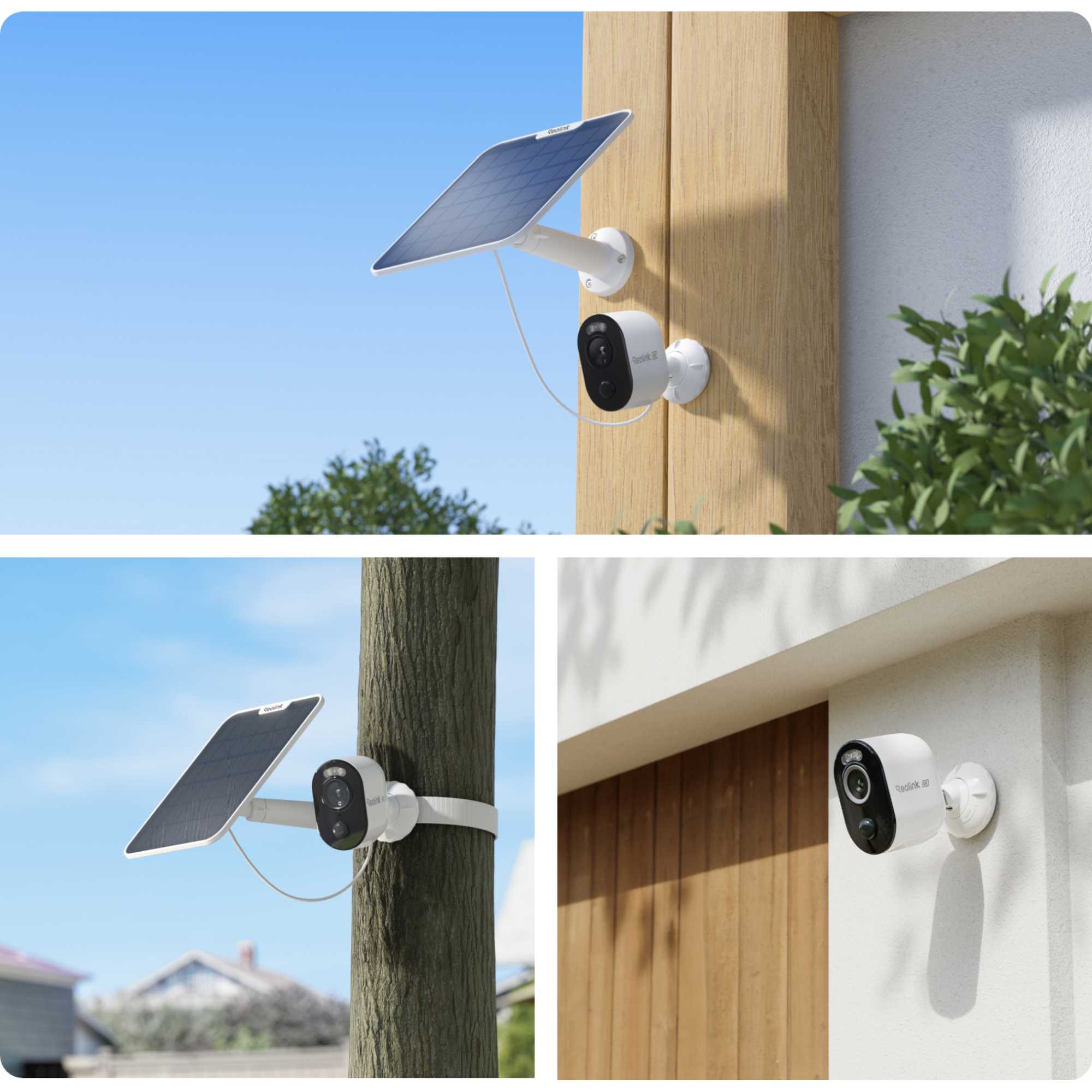 Argus Series 4K Battery WiFi Outdoor Security Camera with Solar Panel + 64GB