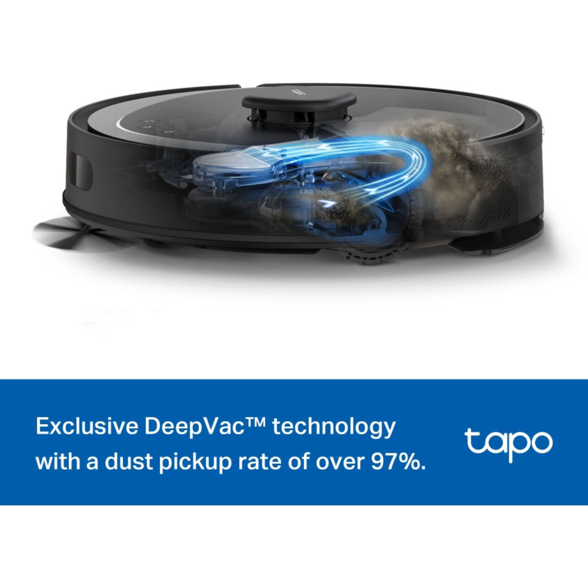 Tapo RV30MAXPLUS 5300Pa Hyper Suction Robot Vacuum