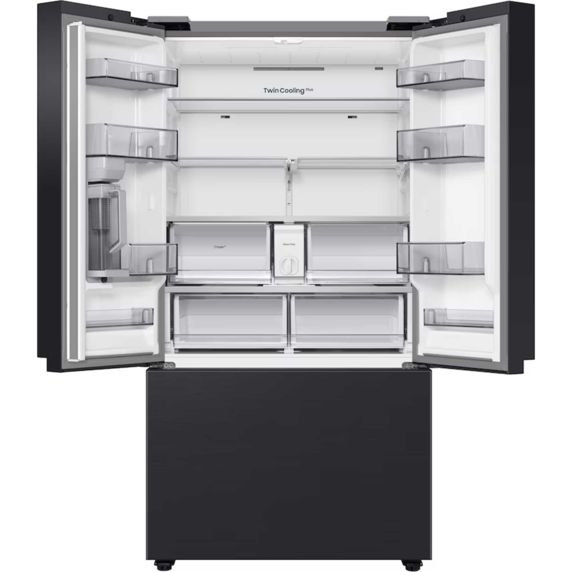 RF24BB620EB1EU Bespoke AI American Style 674l No Frost Smart Fridge Freezer - Black