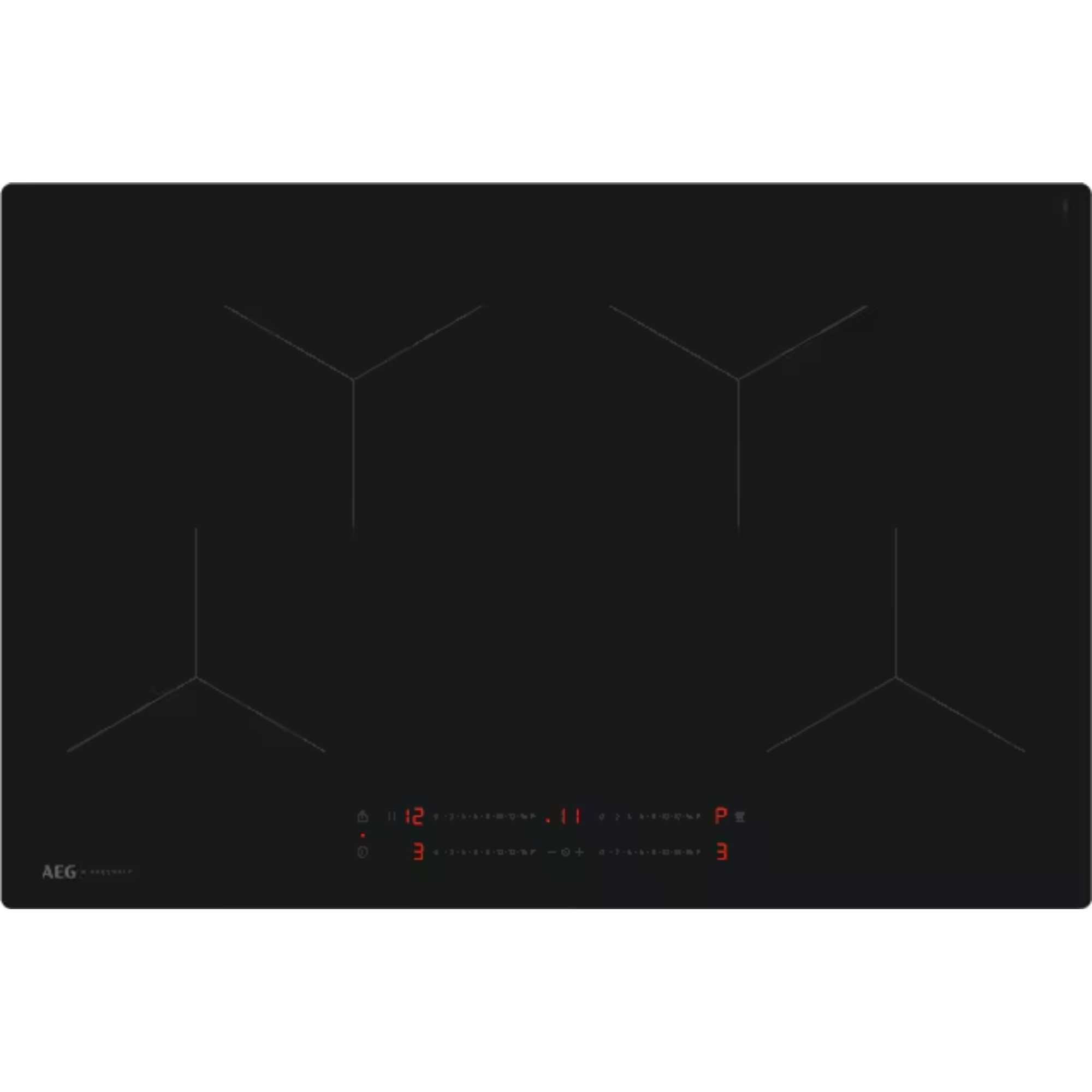 5000 SO84IA0BIT SaphirMatt SE 80cm 4 Zone Induction Hob - Black