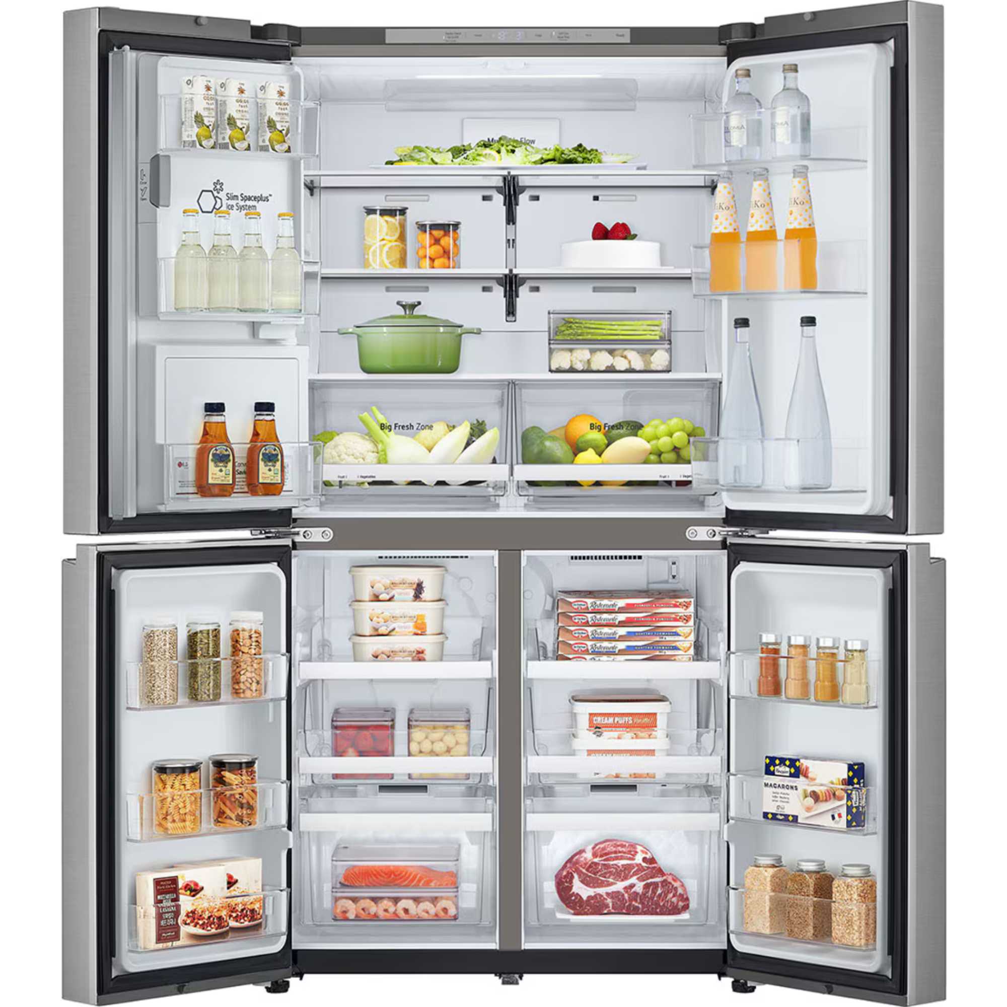 GML960PYFE 637L American Style Fridge Freezer with No Frost