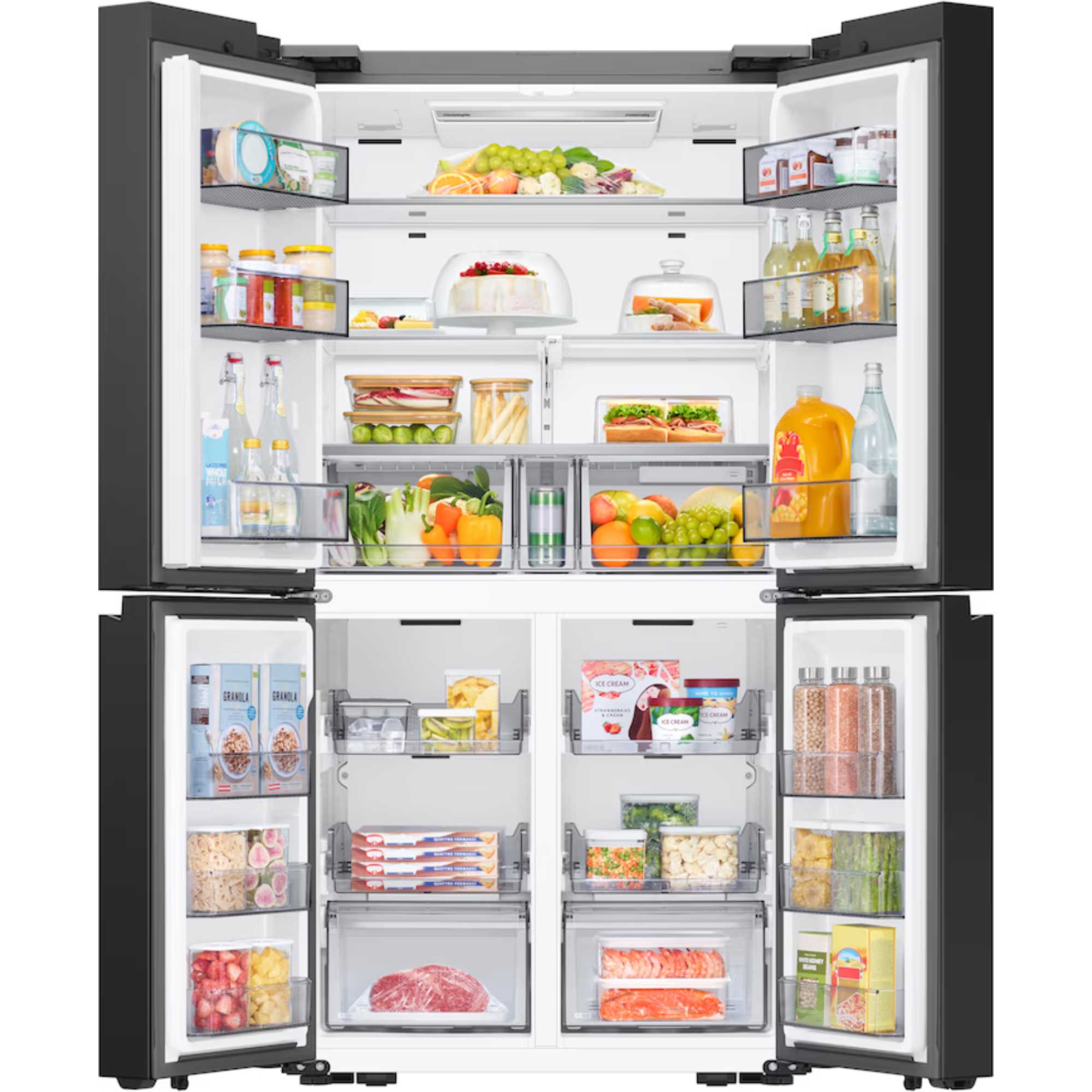 RM70F67RDREU Bespoke AI Series 8 American Style Fridge Freezer - Stainless Steel