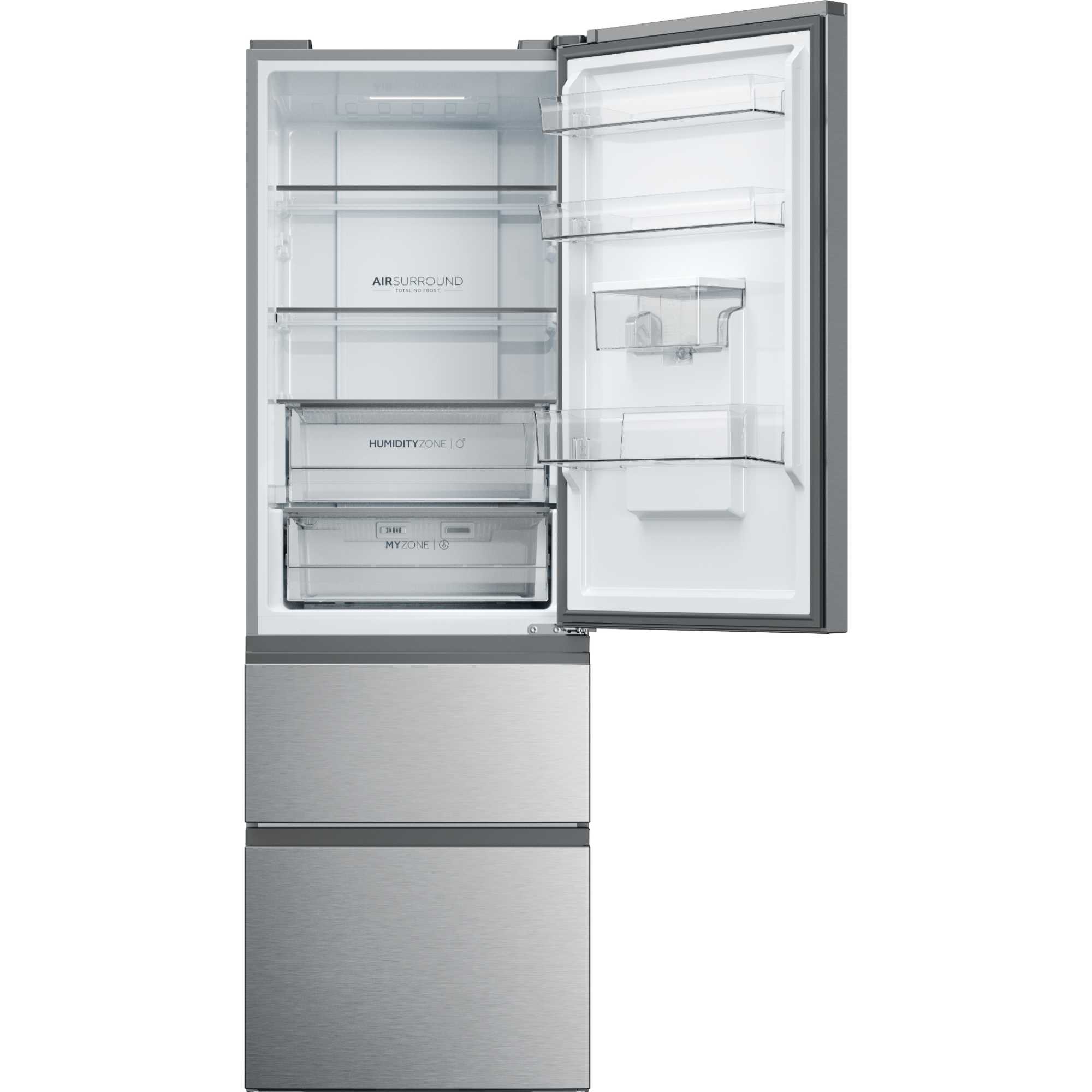 2D 60 Series 5 Fridge Freezer 60/40 Total No Frost - Gentle Silver - HTW5618EWMG