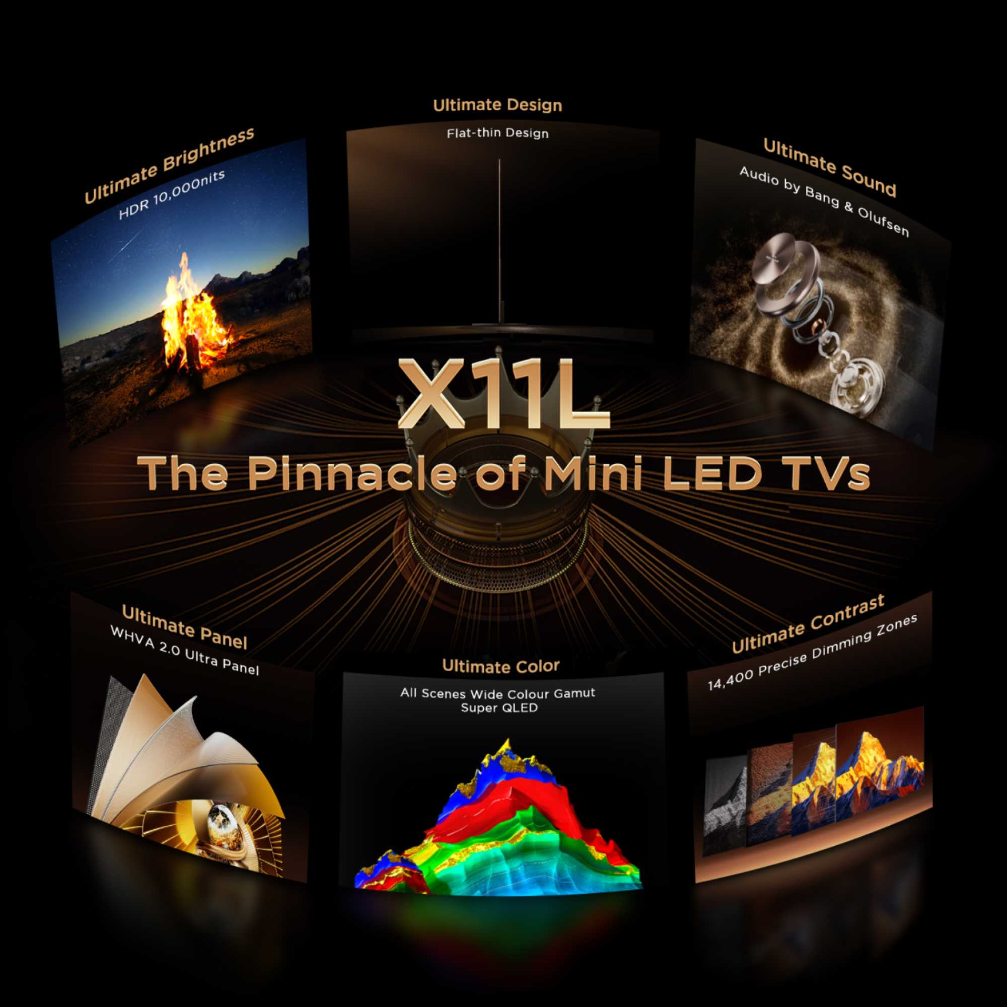 X11L 85" 4K Ultra HD SQD-Mini LED Smart TV - 85X11LUK