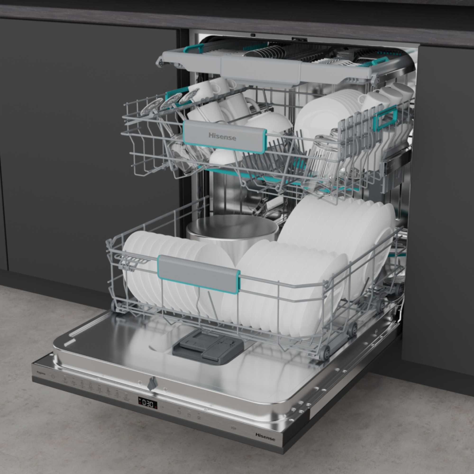 HV673A60UK 60cm 16 Place Settings Fully Integrated Smart Dishwasher