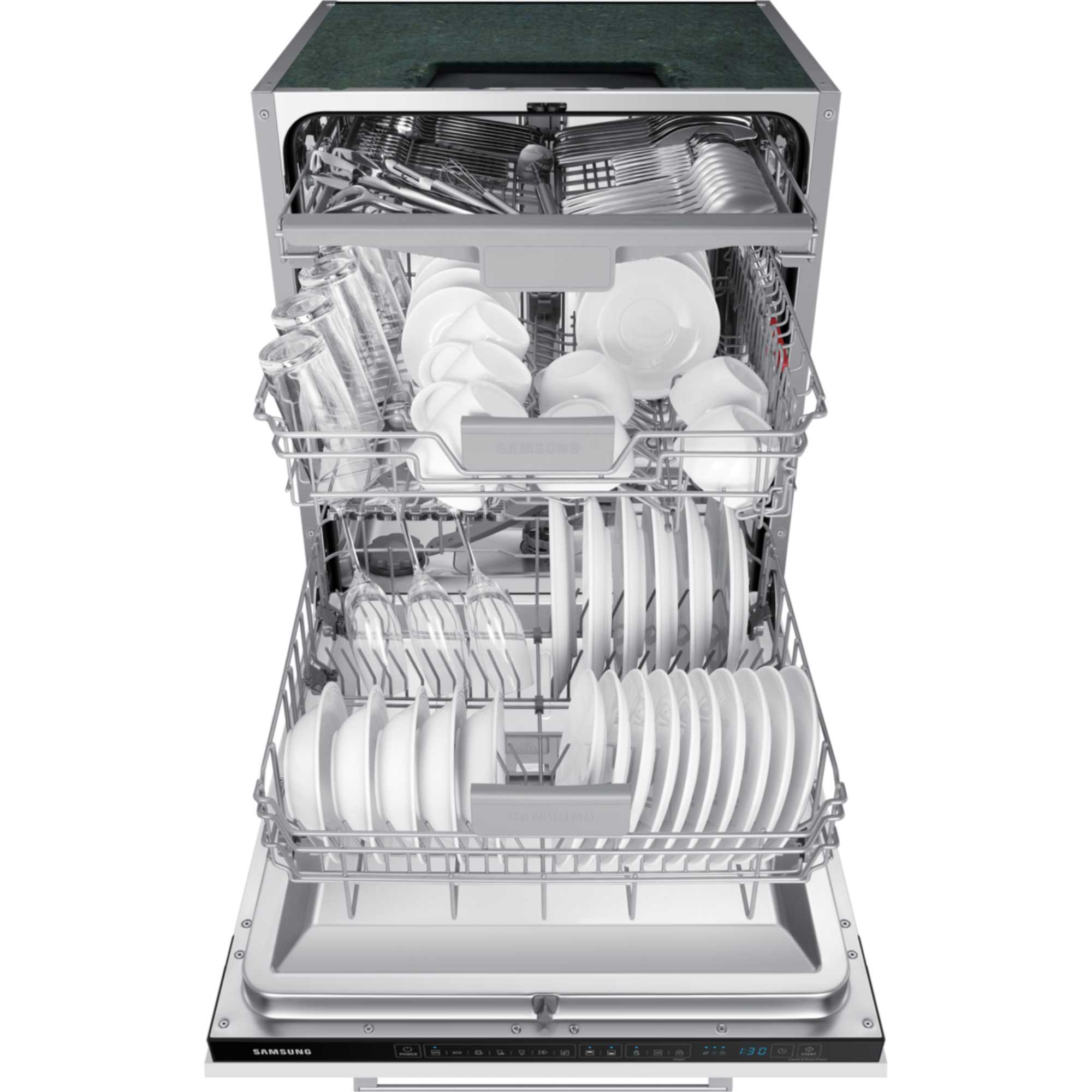 DW60CG530B00EU Series 7 Integrated 14 Place Settings Dishwasher with Auto Door Open