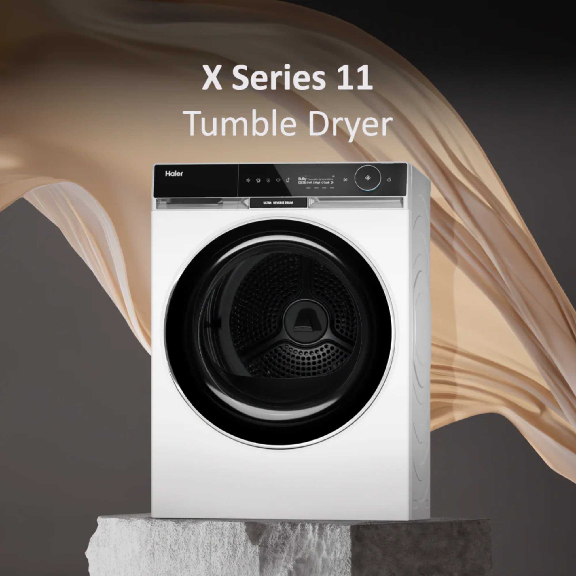 HD90-A3Q397U1 X11 9kg Type Smart Tumble Dryer - White