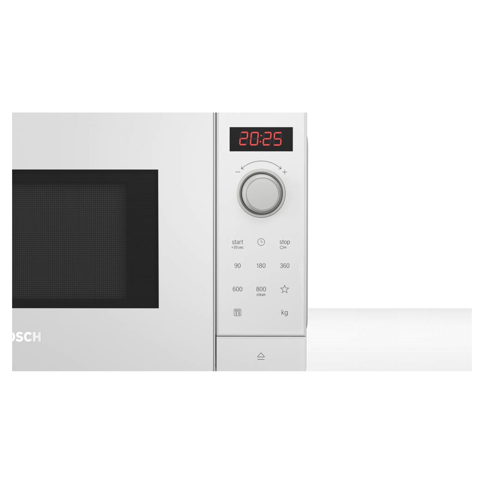 Bosch FFL023MW0B Series 2 800W Freestanding Microwave White Hughes