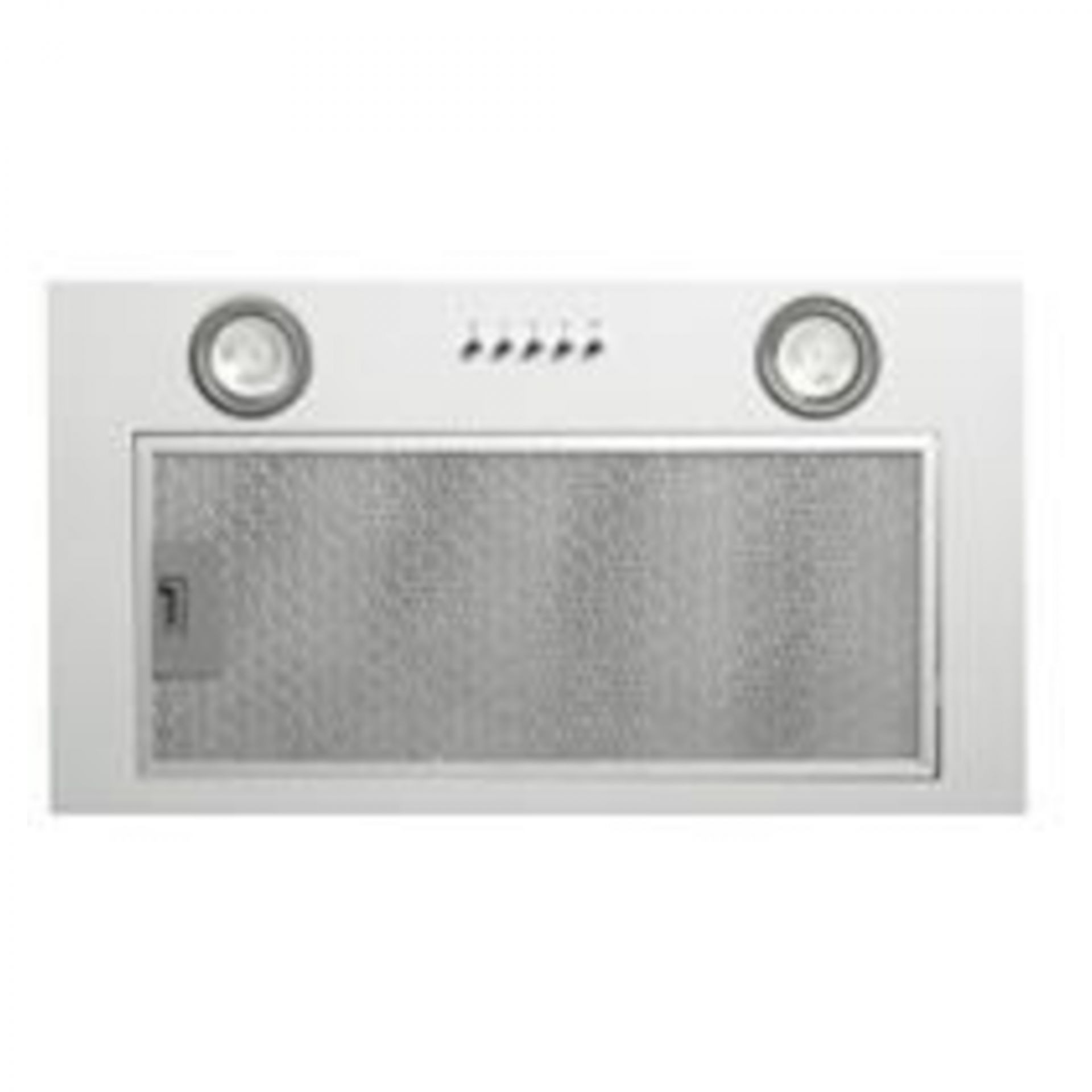 CDA CCA52SI BuiltIn 63dB Cooker Hood with Push Button Control White