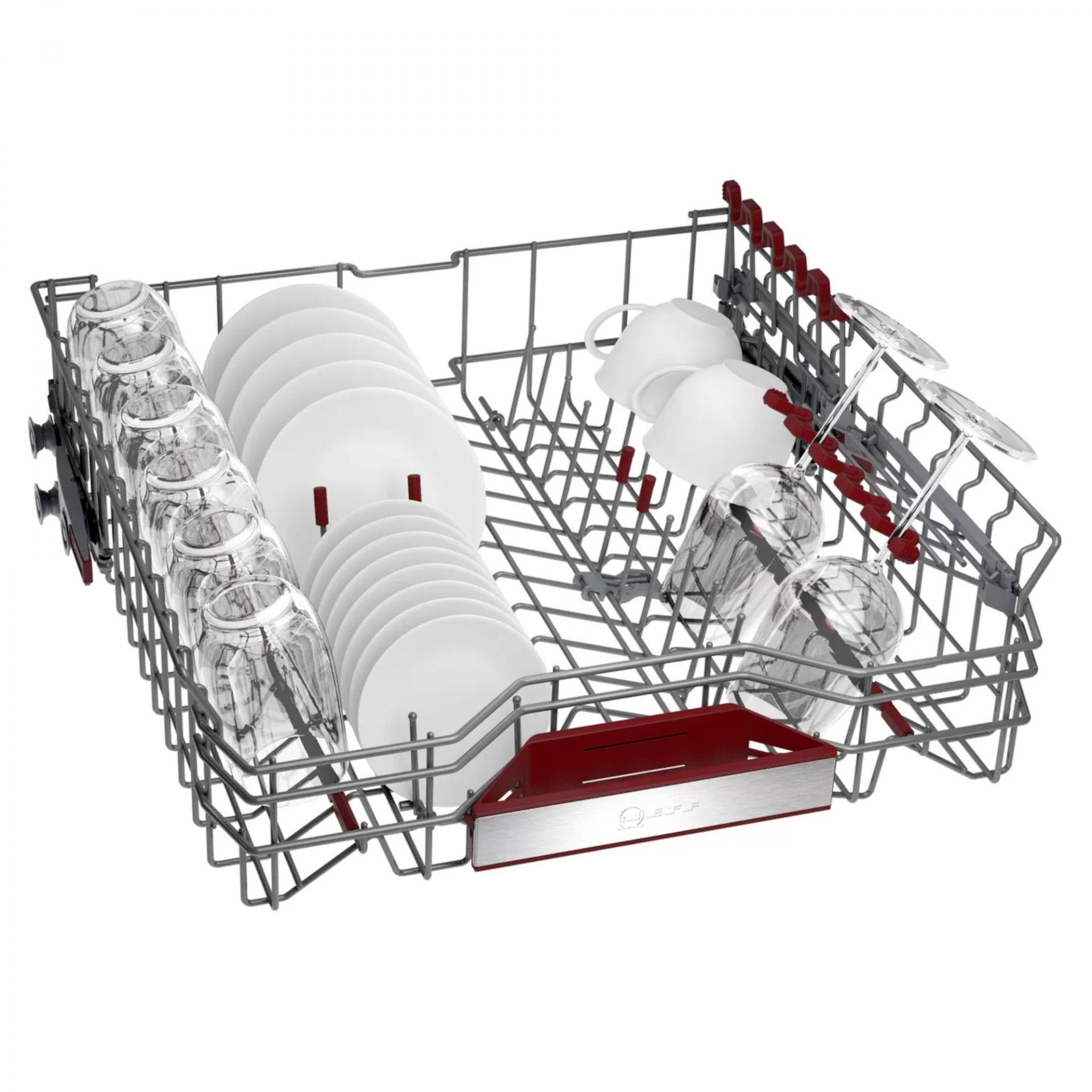 Neff N70 S187ECX23G 600mm 14 Place Setting Integrated Dishwasher Hughes