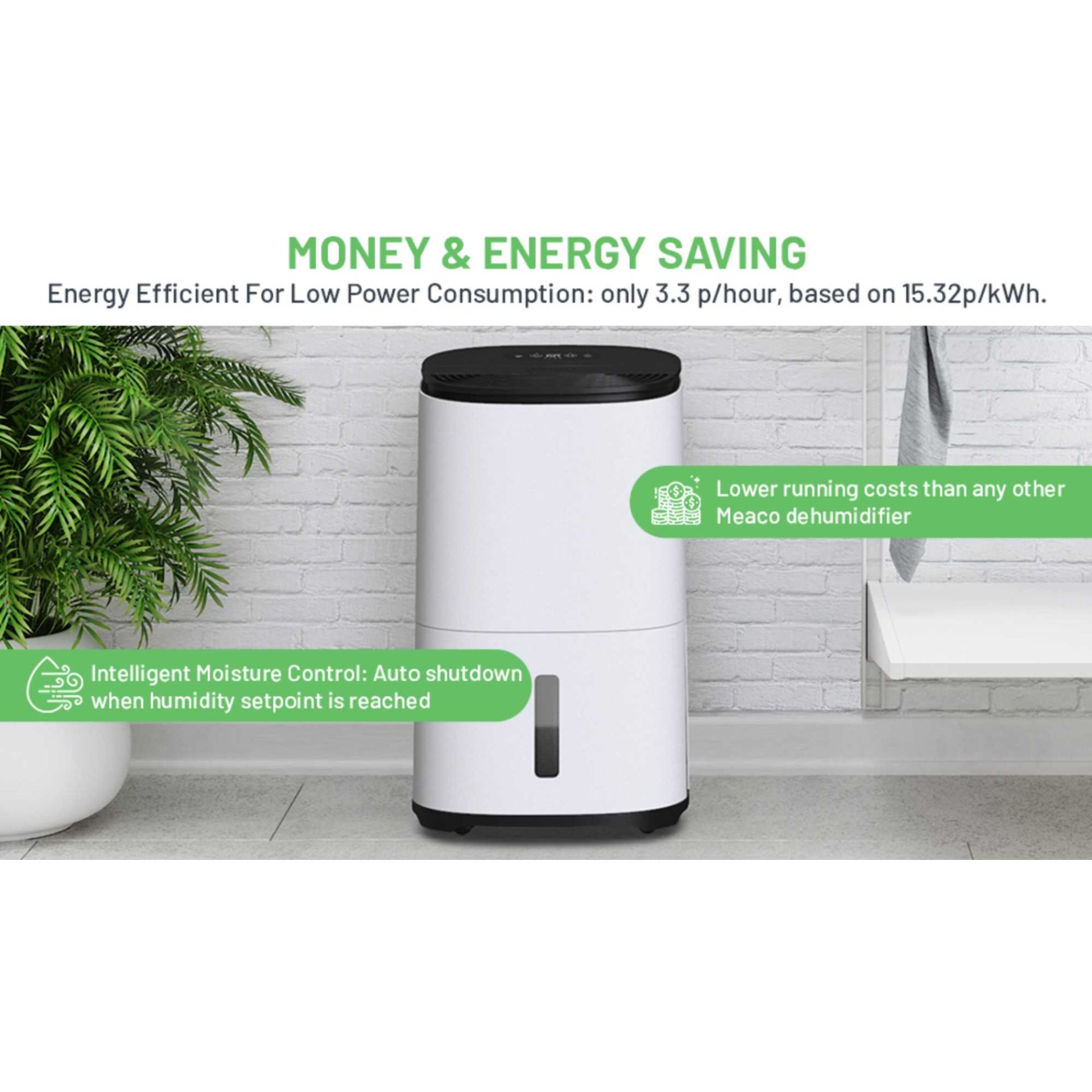 MEACO Arete One ARETE20L 20L Dehumidifier & Air Purifier Hughes